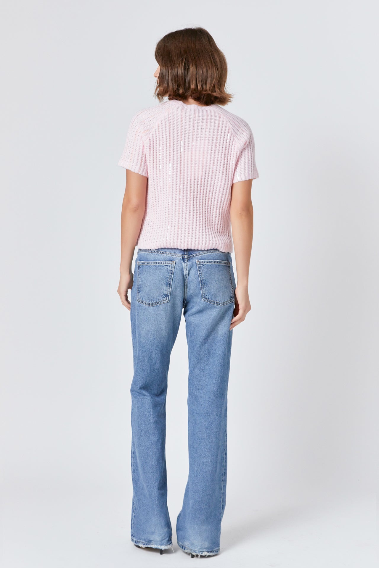 ENDLESS ROSE - Sequins Sweater Top - SWEATERS & KNITS available at Objectrare
