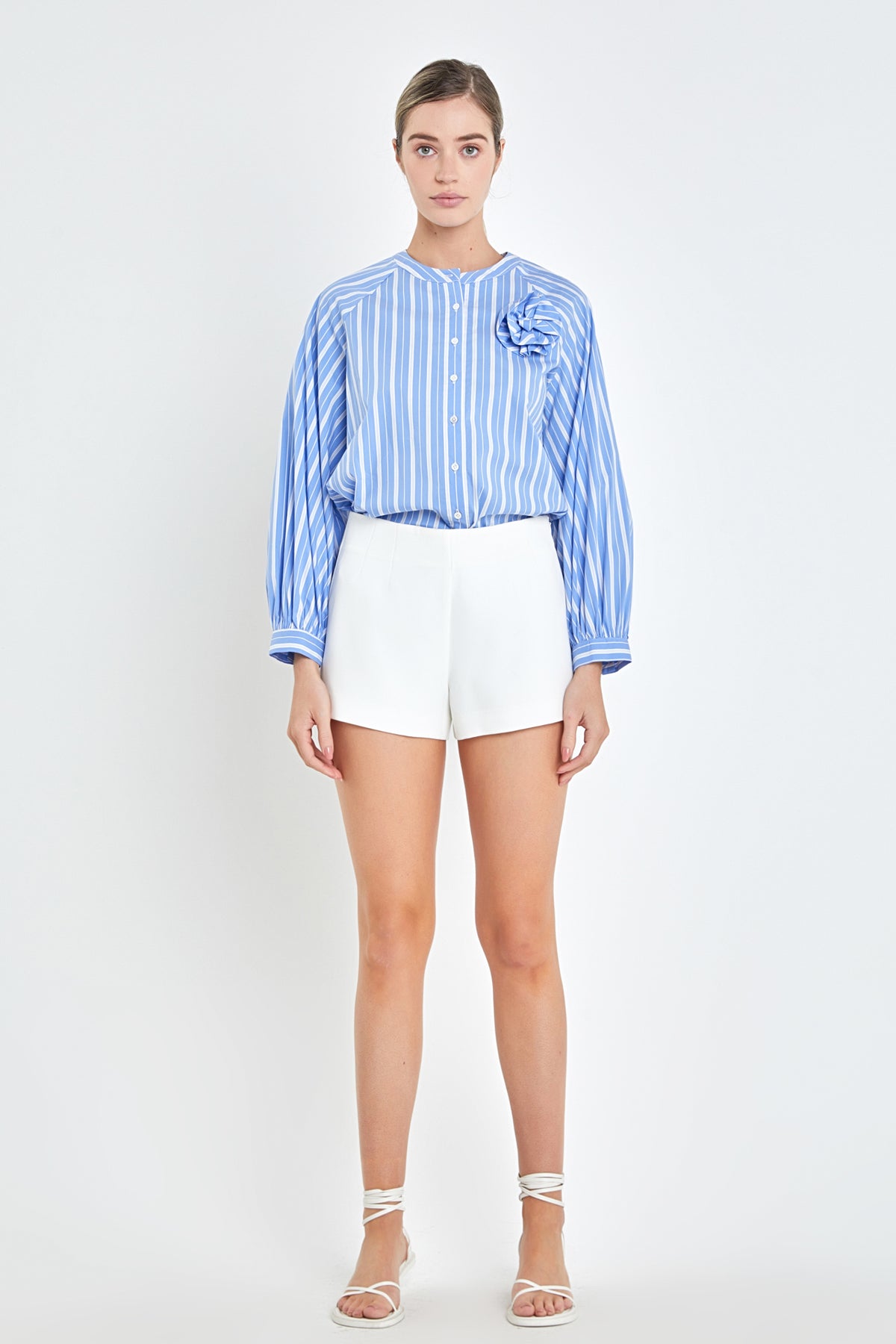 ENGLISH FACTORY - Striped 3D Shirt - SHIRTS & BLOUSES available at Objectrare