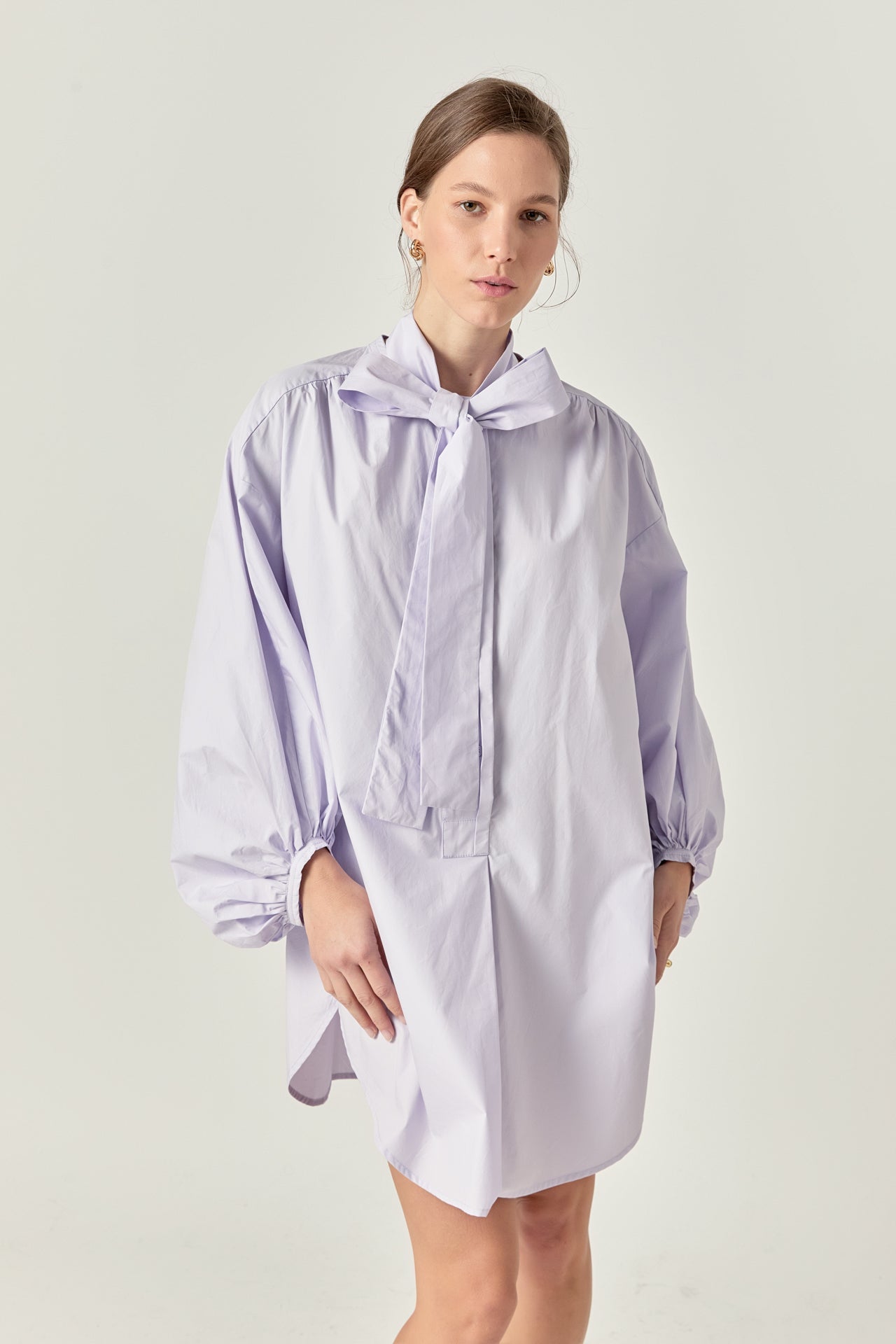 ENGLISH FACTORY - Billow Belted Mini Dress - DRESSES available at Objectrare