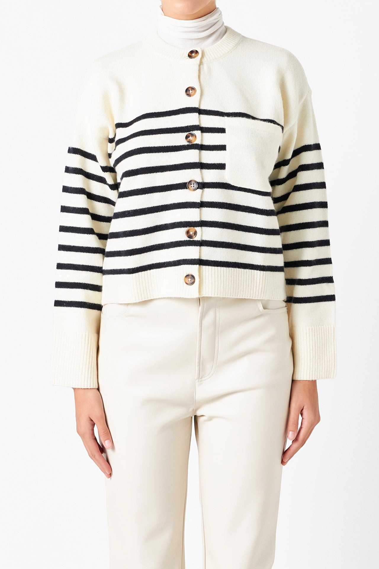 ENDLESS ROSE - Striped Cardigan - SWEATERS & KNITS available at Objectrare