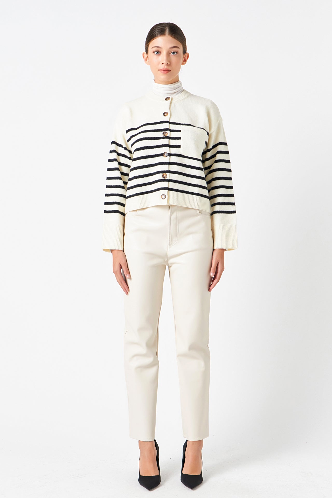 ENDLESS ROSE - Striped Cardigan - SWEATERS & KNITS available at Objectrare