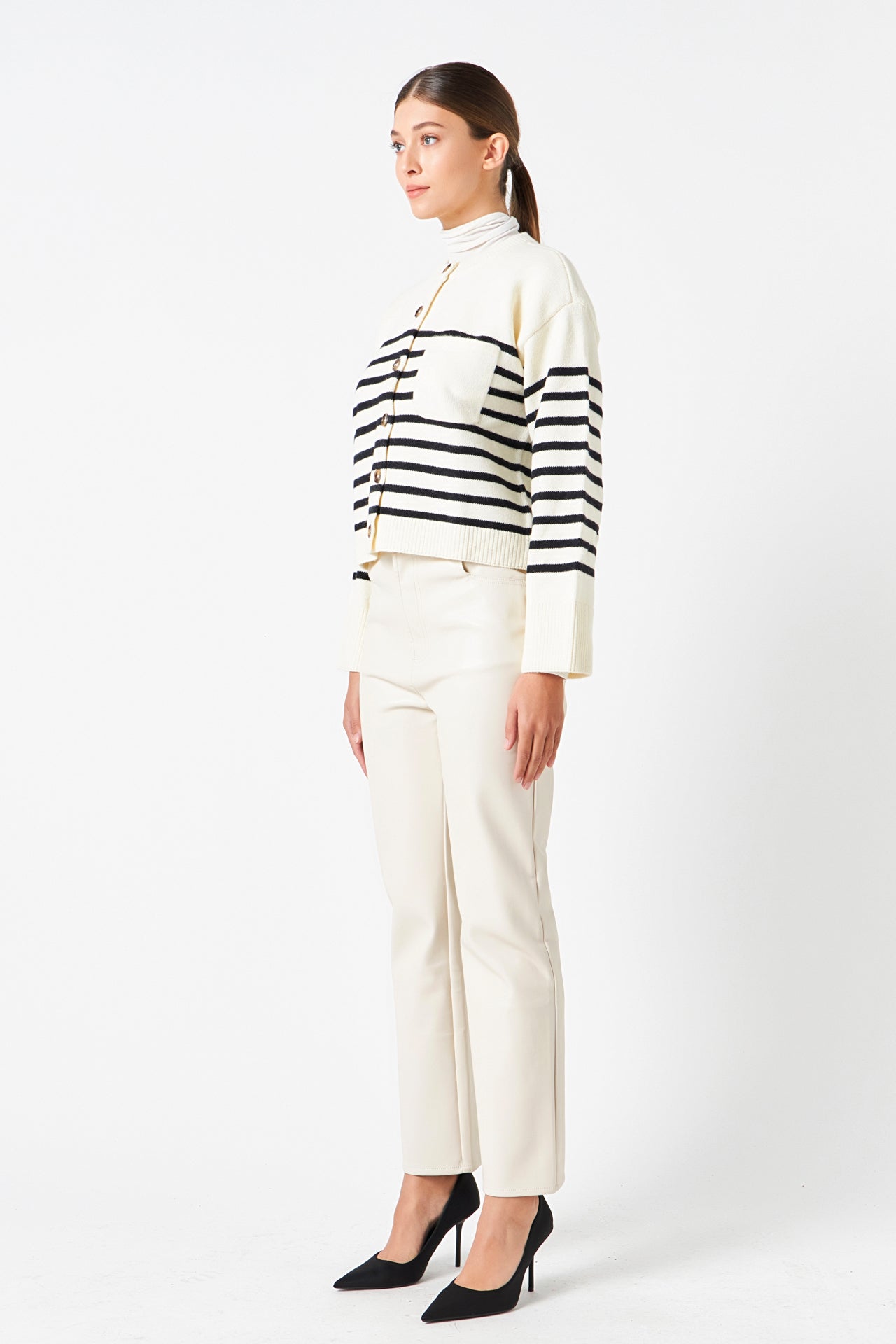 ENDLESS ROSE - Striped Cardigan - SWEATERS & KNITS available at Objectrare