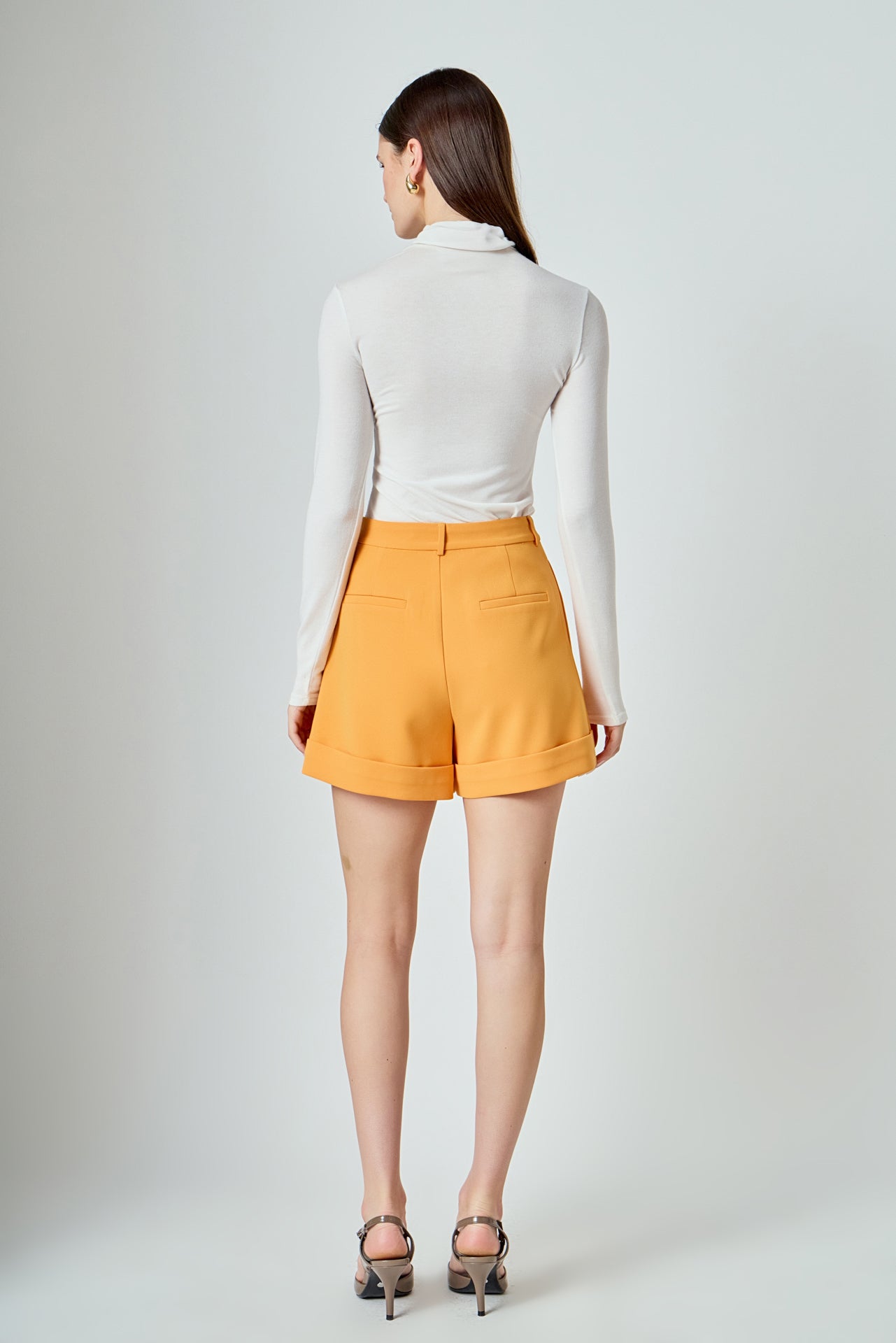 ENDLESS ROSE - Pintucked Shorts - SHORTS available at Objectrare