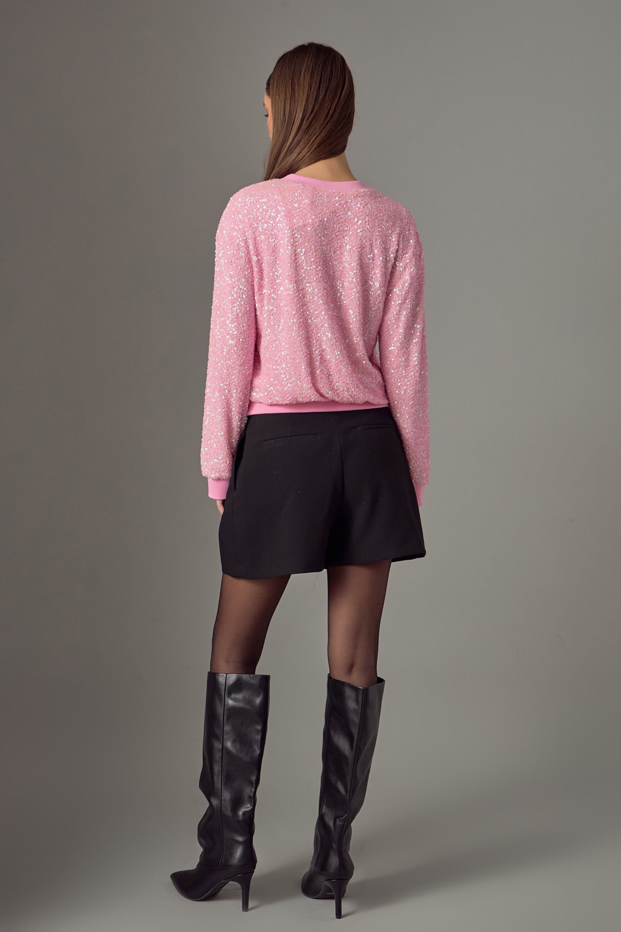 ENDLESS ROSE - Sequins Sweater - HOODIES & SWEATSHIRTS available at Objectrare