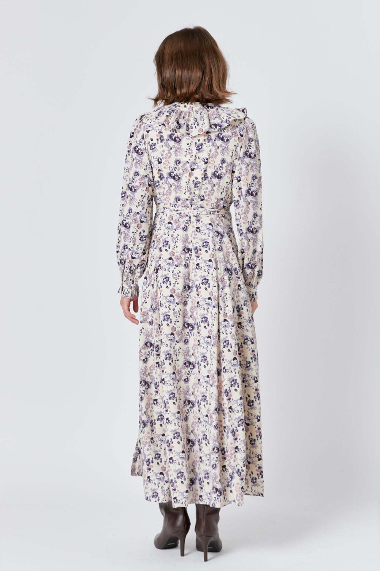 ENDLESS ROSE - Wrap Style Maxi Dress - DRESSES available at Objectrare