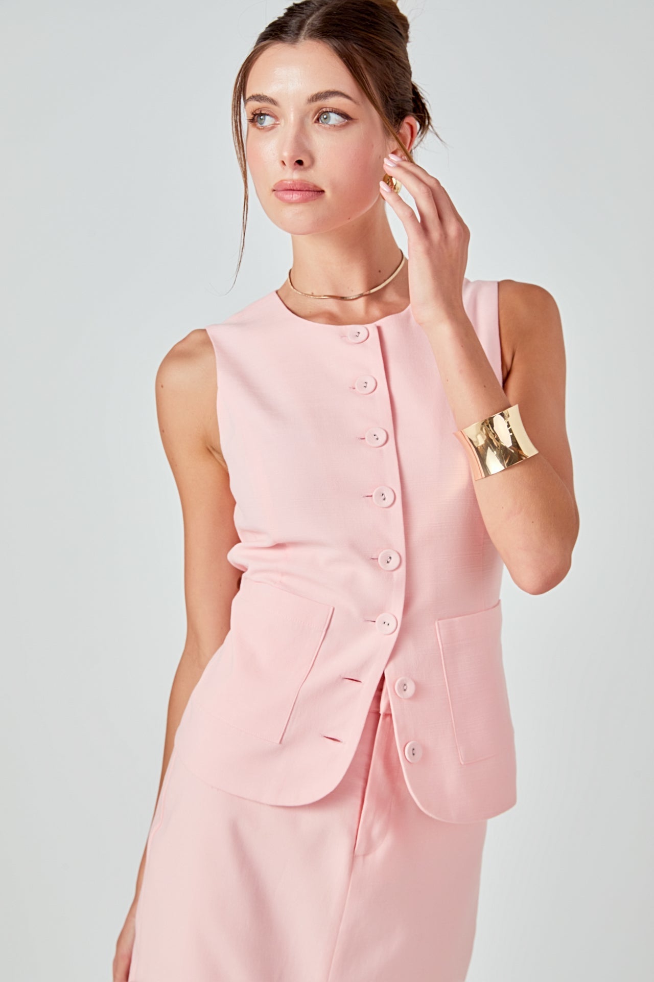 ENDLESS ROSE - Linen Long Top - TOPS available at Objectrare