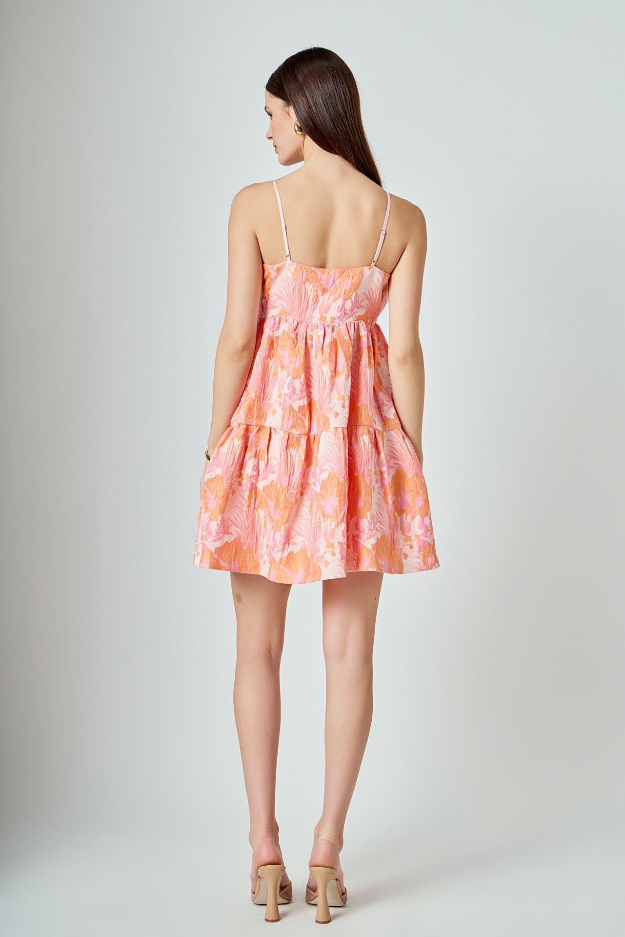 ENDLESS ROSE - Organza Floral Mini Dress - DRESSES available at Objectrare