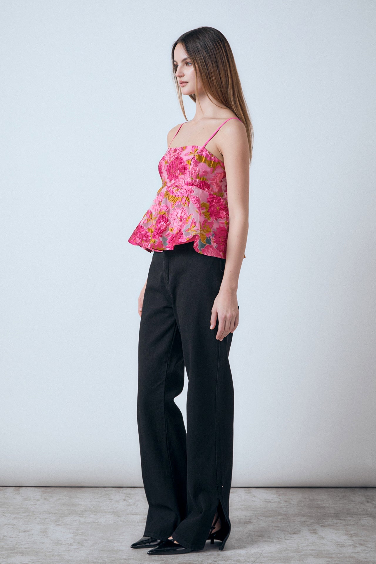 ENDLESS ROSE - Organza Floral Top - TOPS available at Objectrare