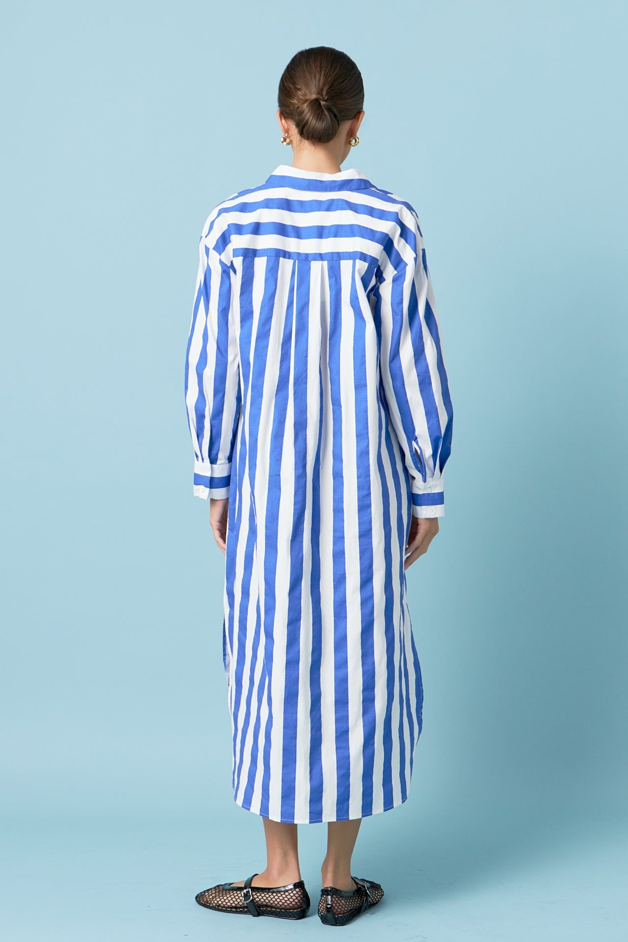 ENGLISH FACTORY - Big Stripe Maxi Dress - DRESSES available at Objectrare