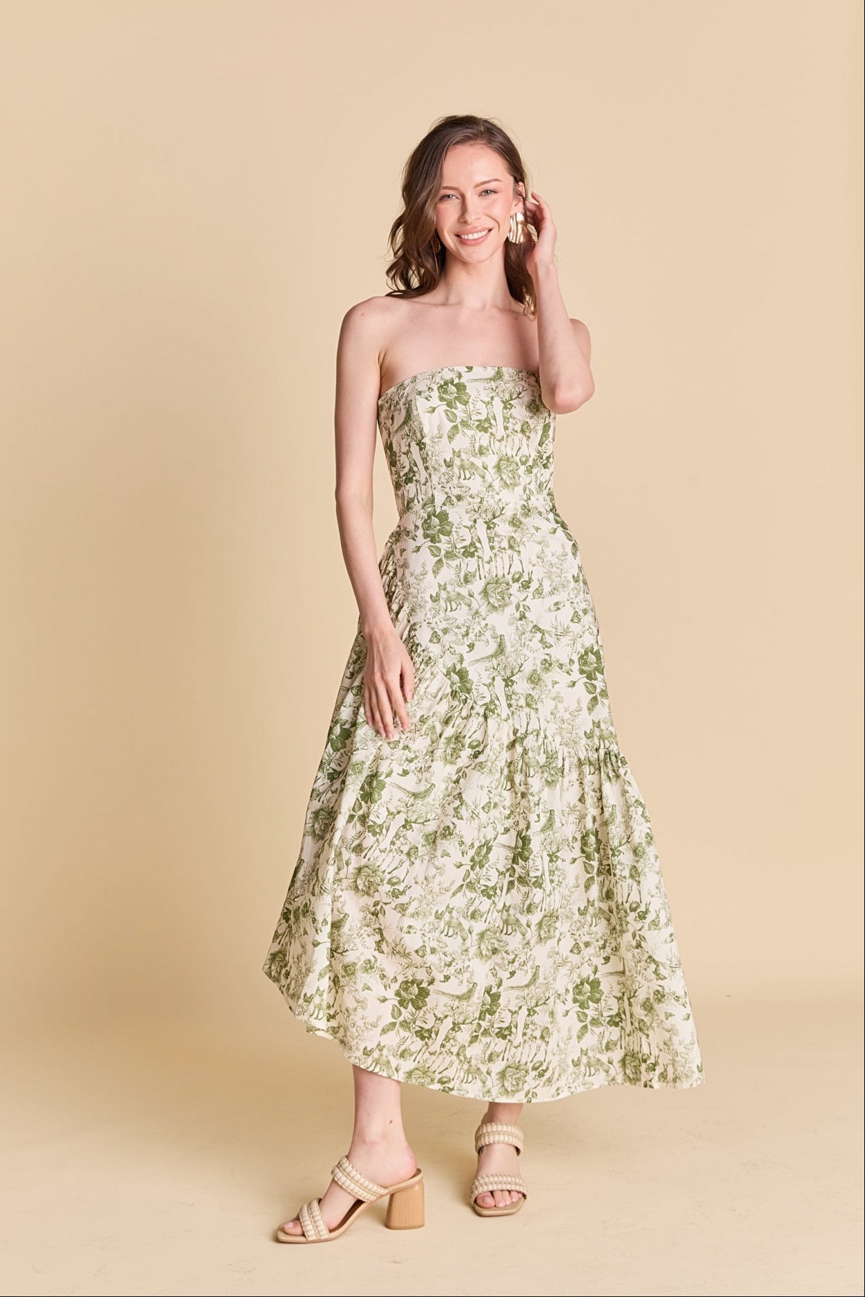 ENGLISH FACTORY - Strapless Asymmetrical Dress - DRESSES available at Objectrare