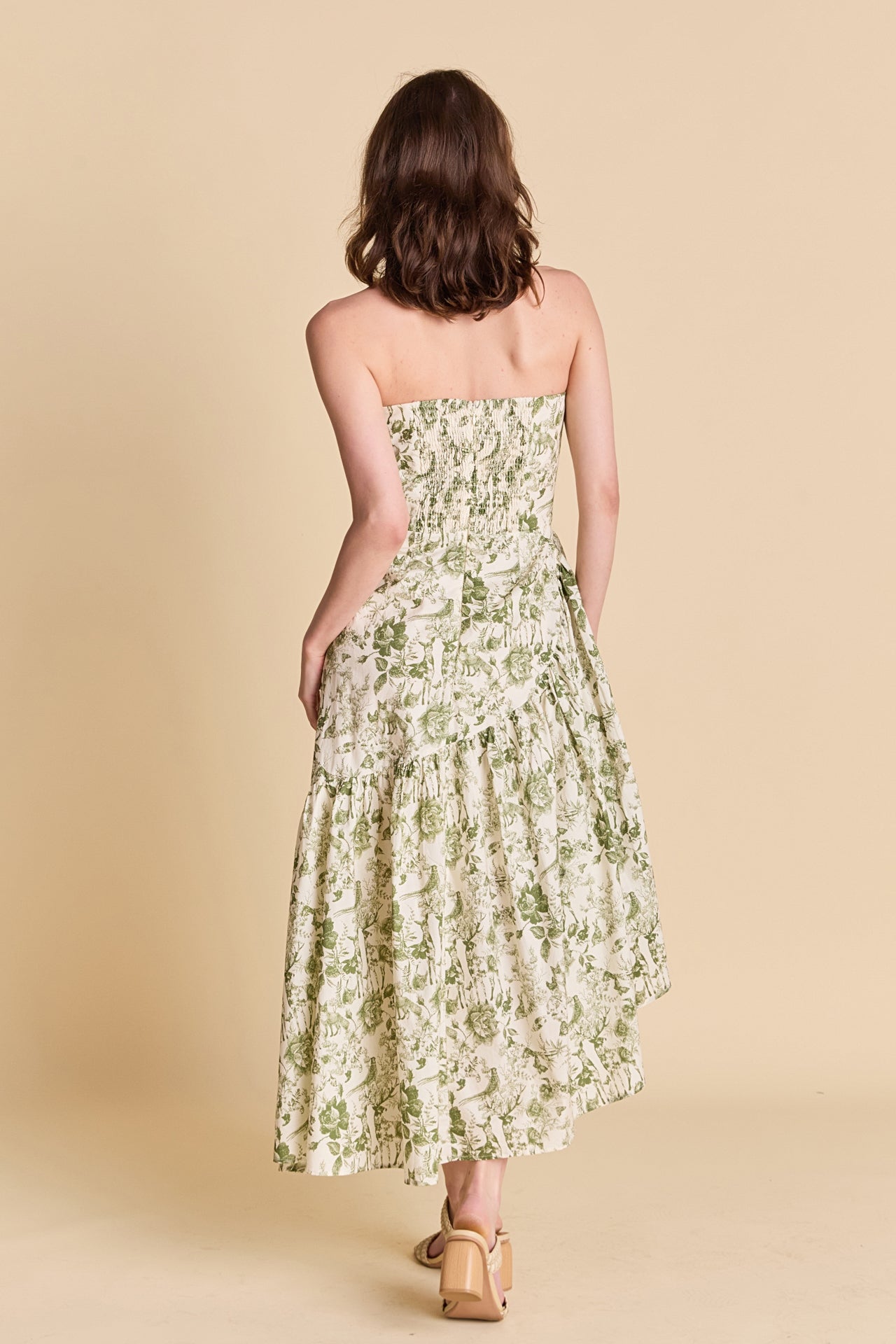 ENGLISH FACTORY - Strapless Asymmetrical Dress - DRESSES available at Objectrare
