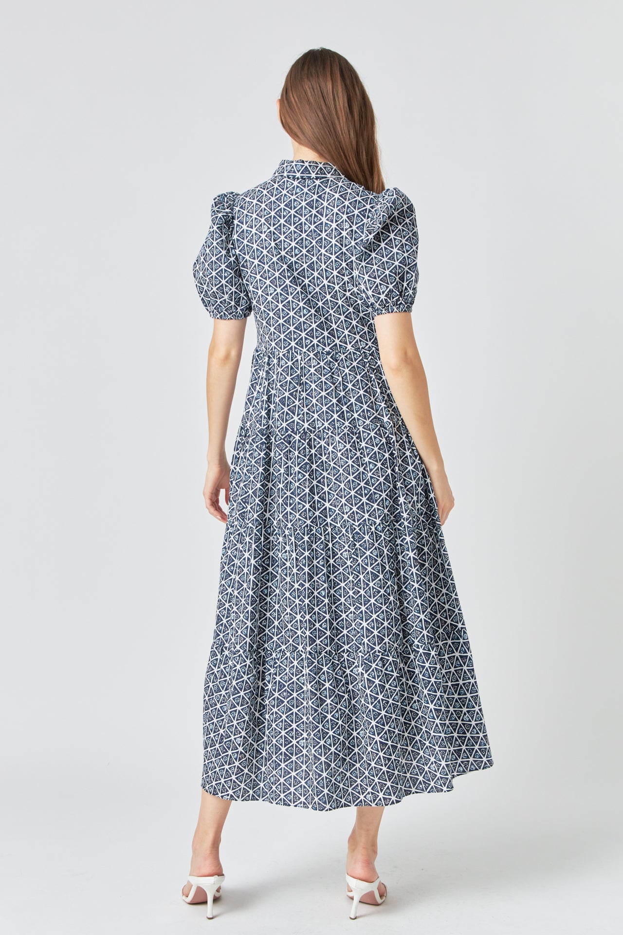 ENGLISH FACTORY - English Factory - Print Button Up Maxi Dress - DRESSES available at Objectrare
