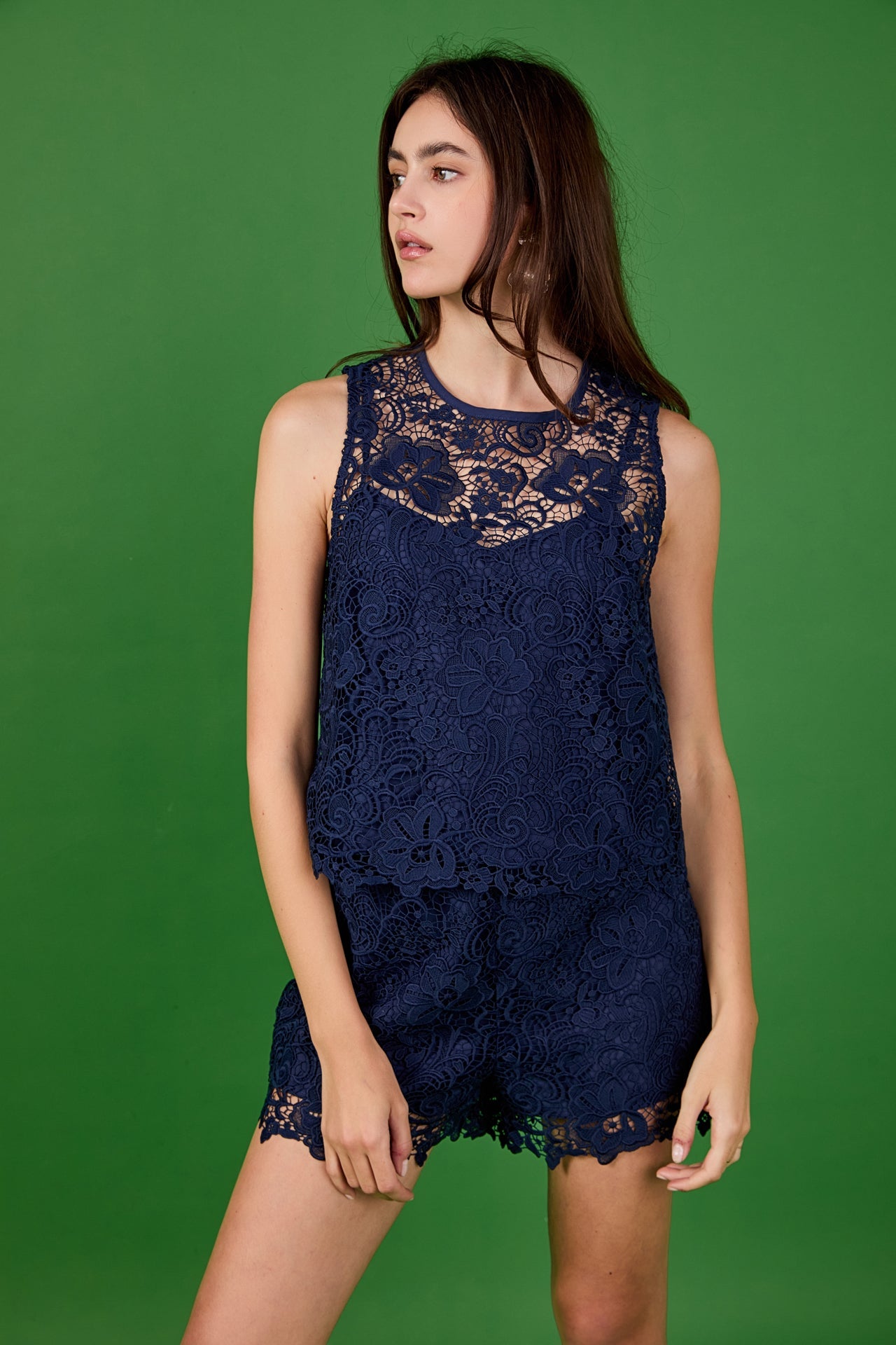 ENDLESS ROSE - Deco Lace Shorts - SHORTS available at Objectrare
