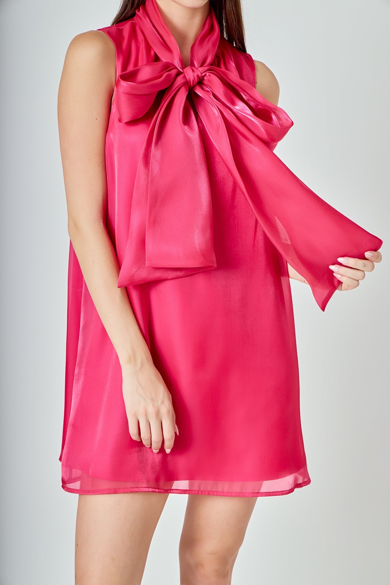 ENDLESS ROSE - Organza Mini Dress - DRESSES available at Objectrare