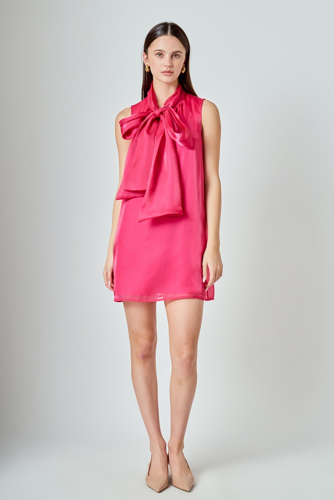 ENDLESS ROSE - Organza Mini Dress - DRESSES available at Objectrare