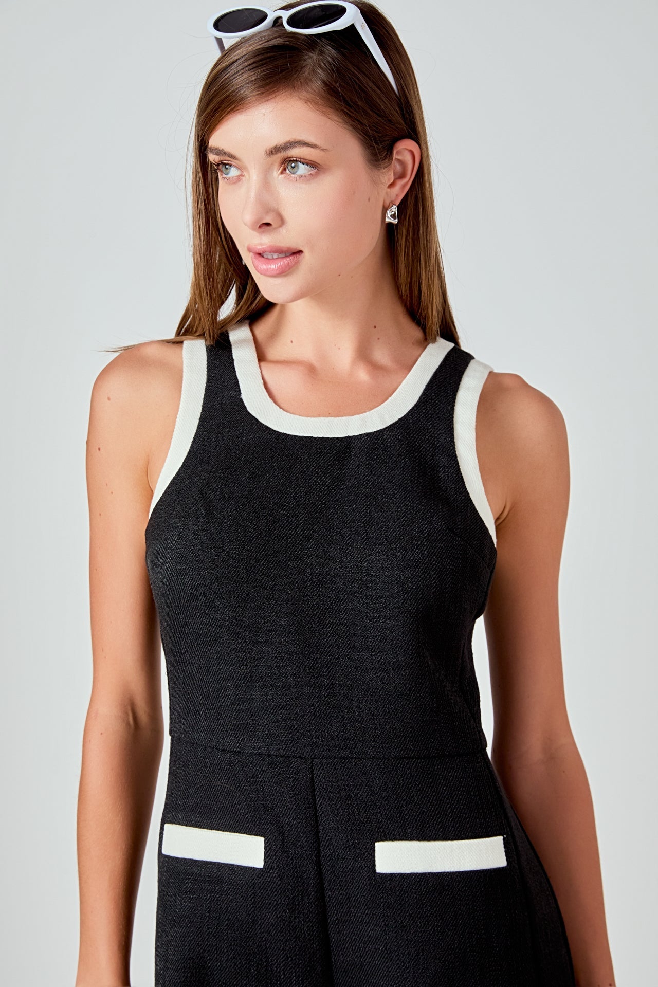 ENDLESS ROSE - Contrast Romper - ROMPERS available at Objectrare