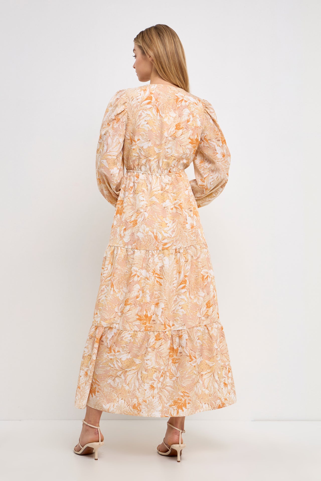 Front Tie Cut out Maxi Dress