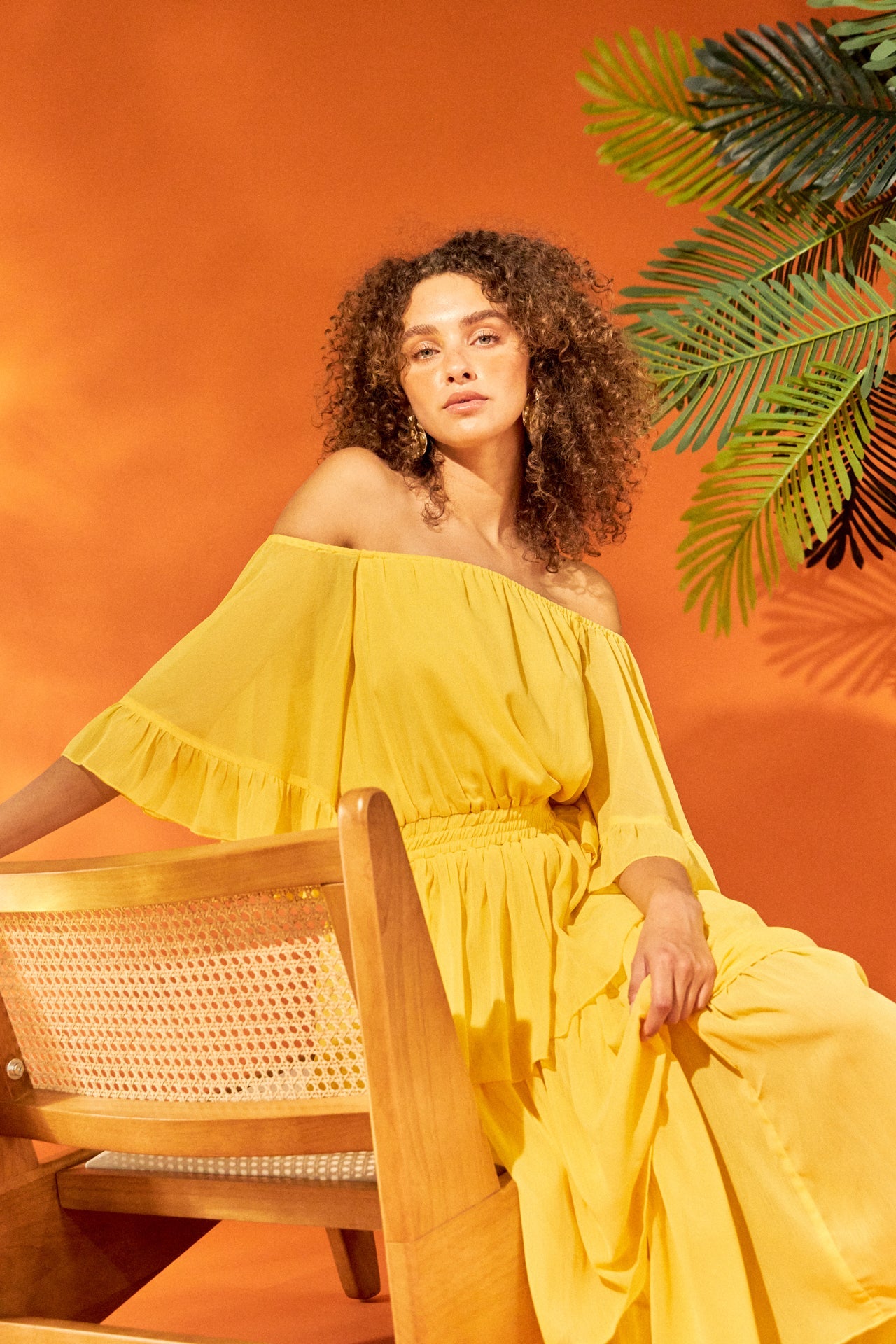 ENDLESS ROSE - Off-The-Shoulder Tiered Maxi Dress - DRESSES available at Objectrare