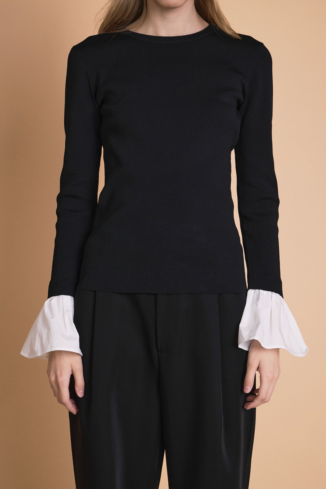 ENDLESS ROSE - Cotton Sleeve Top - TOPS available at Objectrare
