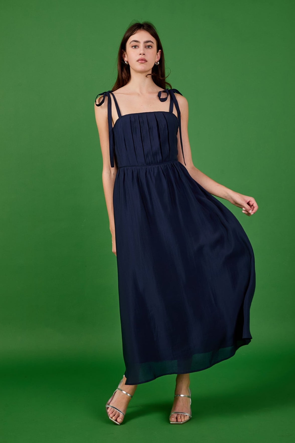 ENDLESS ROSE - Pleated Midi Dress - DRESSES available at Objectrare
