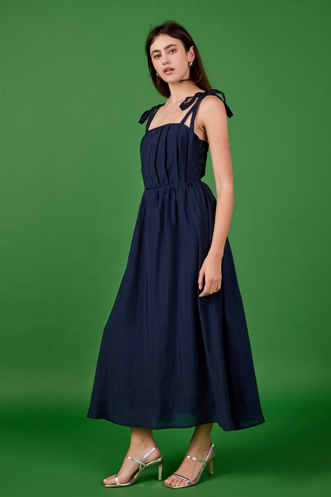 ENDLESS ROSE - Pleated Midi Dress - DRESSES available at Objectrare