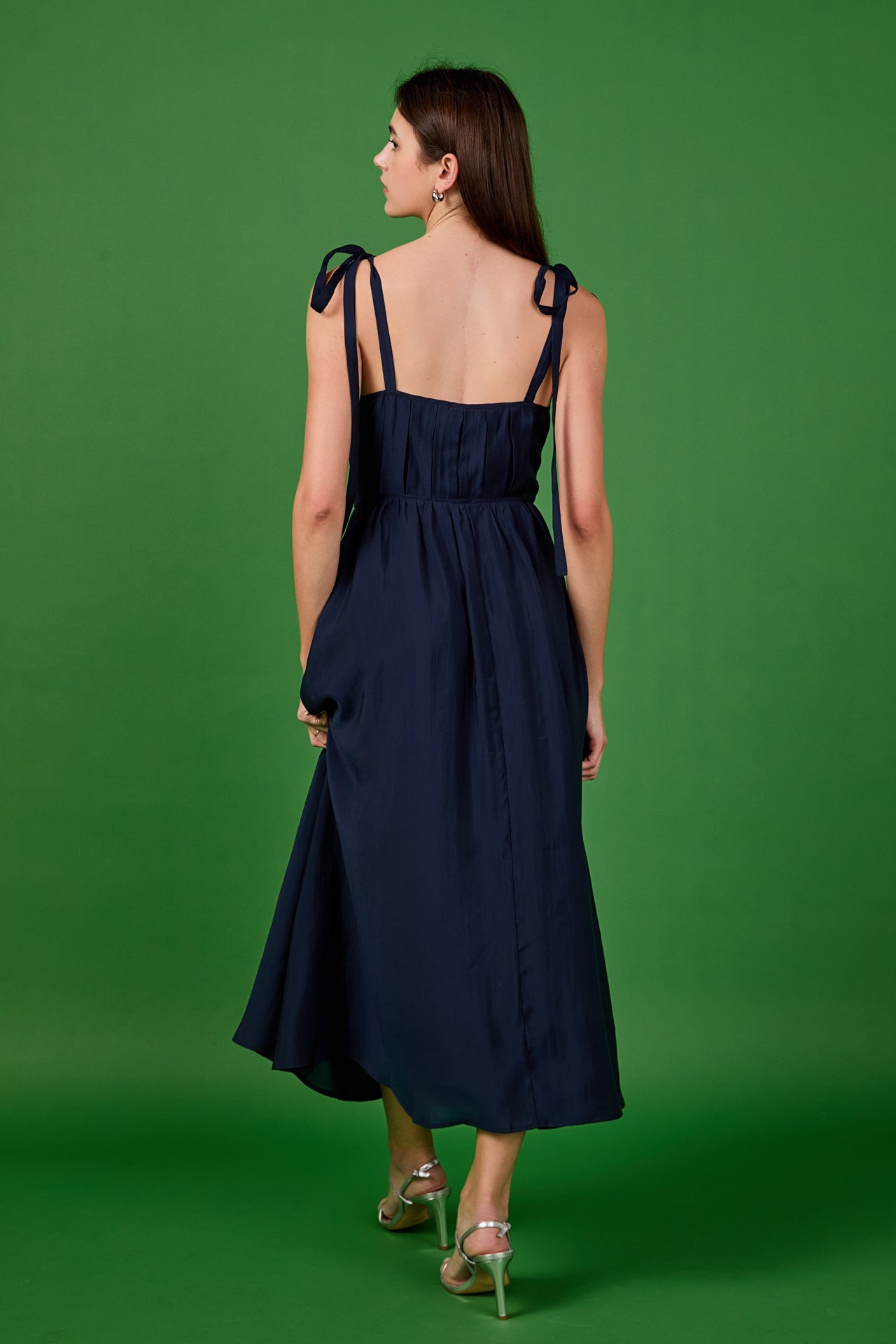 ENDLESS ROSE - Pleated Midi Dress - DRESSES available at Objectrare