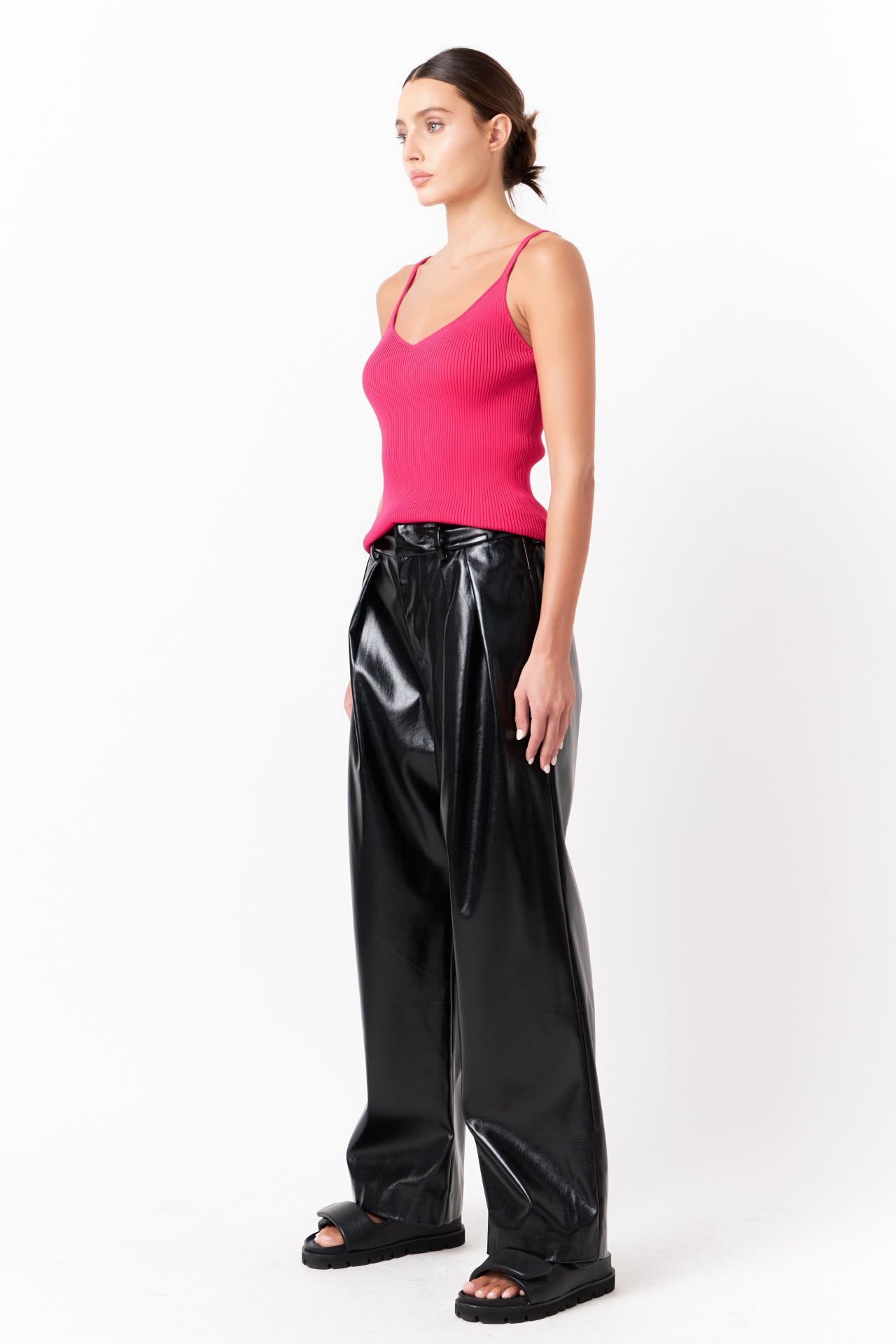 GREY LAB - Everday Elevated Strappy Knit Top - TOPS available at Objectrare