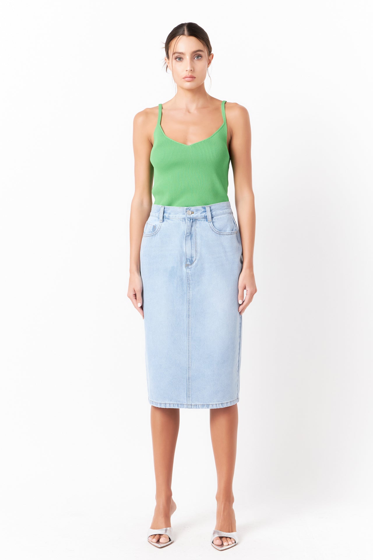 GREY LAB - Everday Elevated Strappy Knit Top - TOPS available at Objectrare