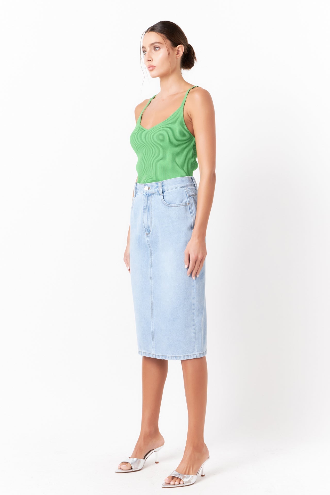 GREY LAB - Everday Elevated Strappy Knit Top - TOPS available at Objectrare