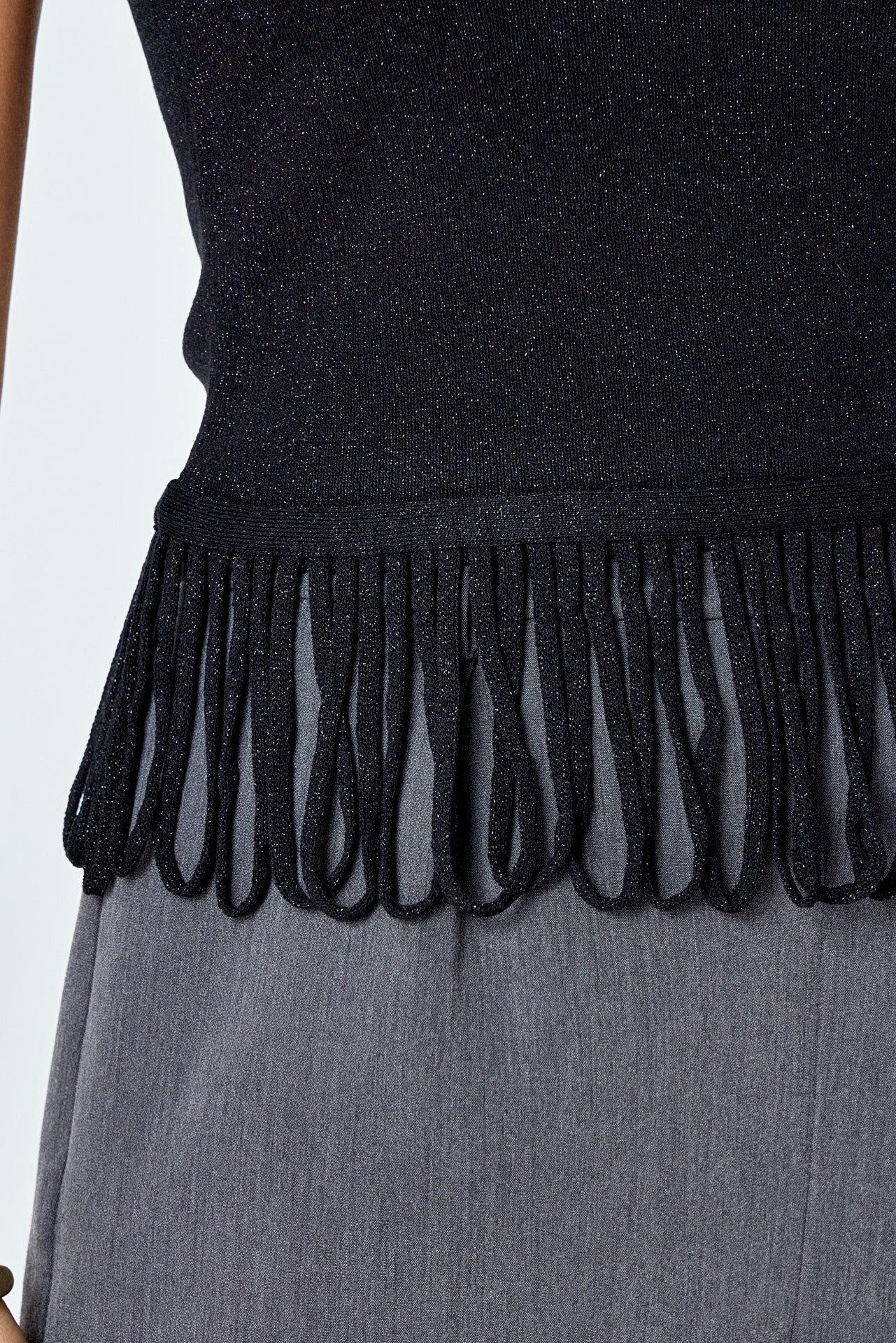 ENDLESS ROSE - Lurex Knit Loop Top - TOPS available at Objectrare