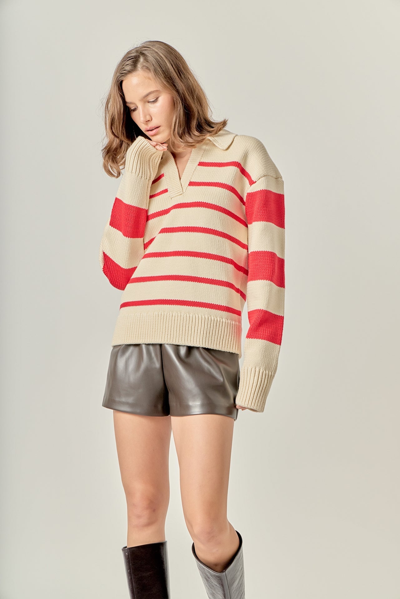 ENGLISH FACTORY - Striped Sweater - SWEATERS & KNITS available at Objectrare