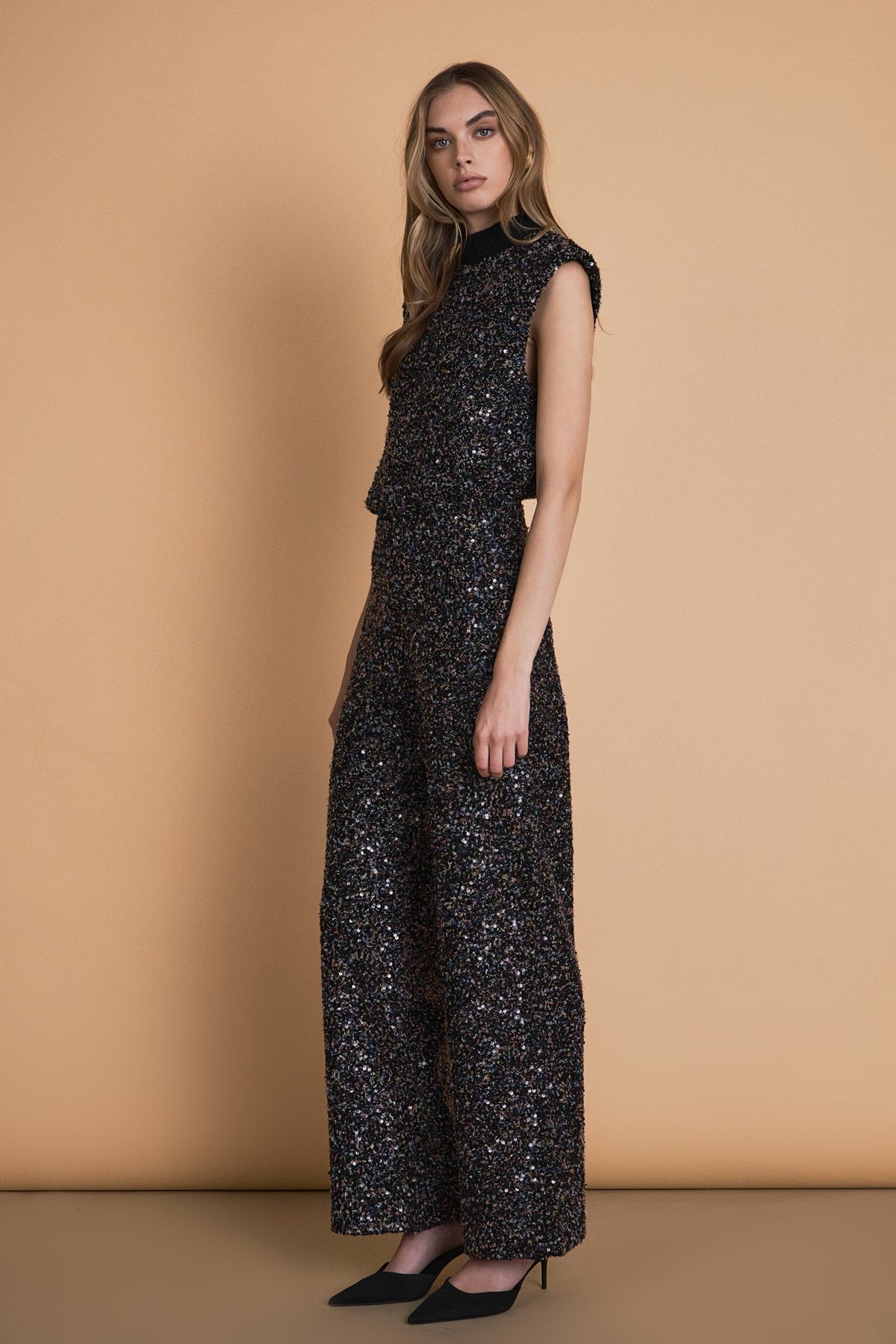 ENDLESS ROSE - Boucle Tweed Pants - PANTS available at Objectrare