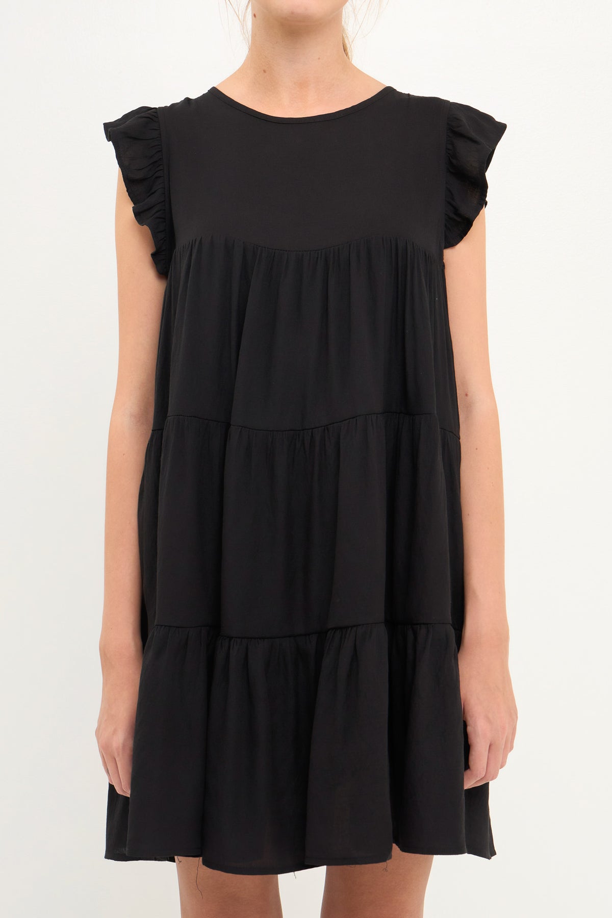 AFTER MARKET - Ruffled Tiered Dress - DRESSES available at Objectrare