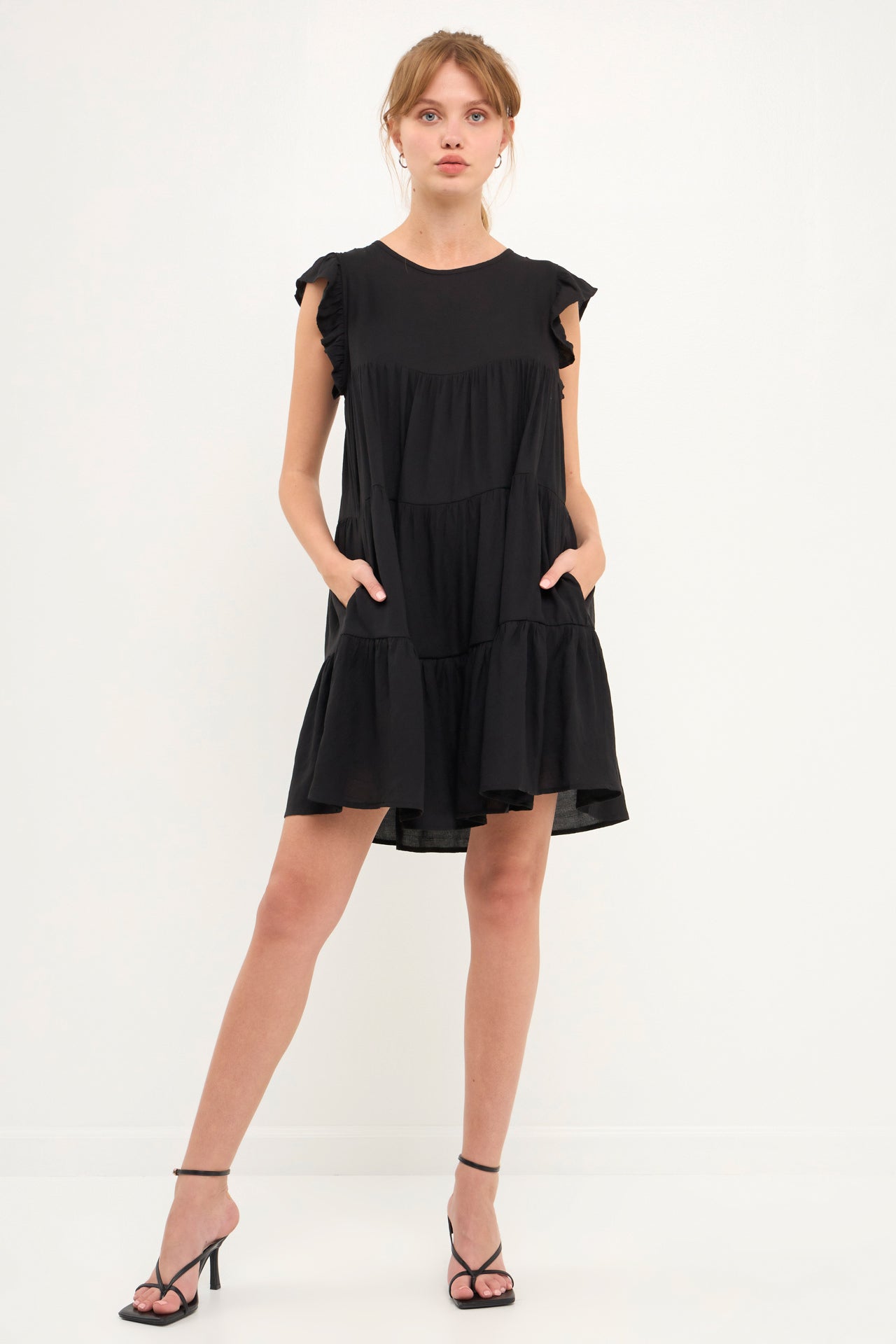 AFTER MARKET - Ruffled Tiered Dress - DRESSES available at Objectrare