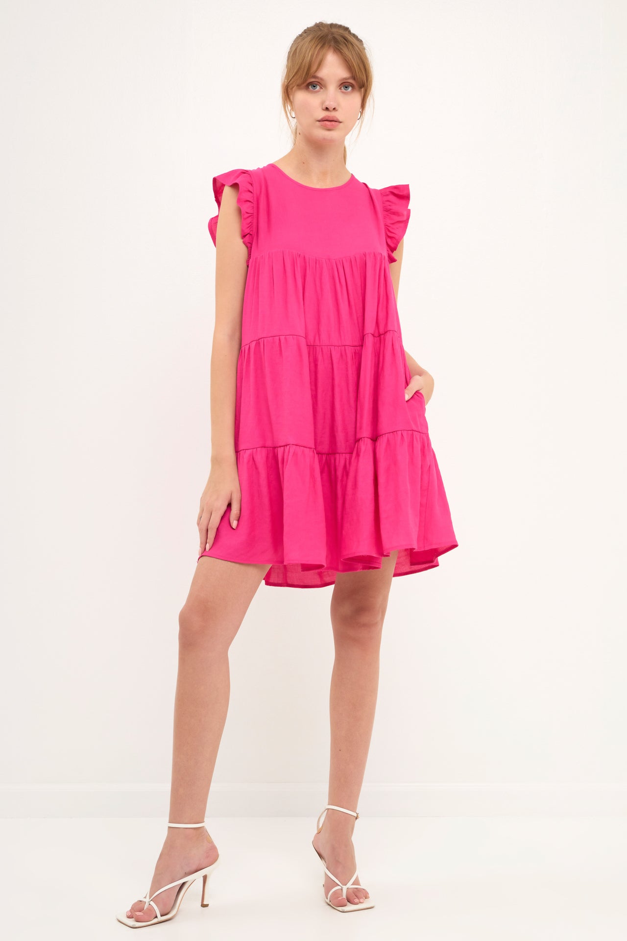 AFTER MARKET - Ruffled Tiered Dress - DRESSES available at Objectrare