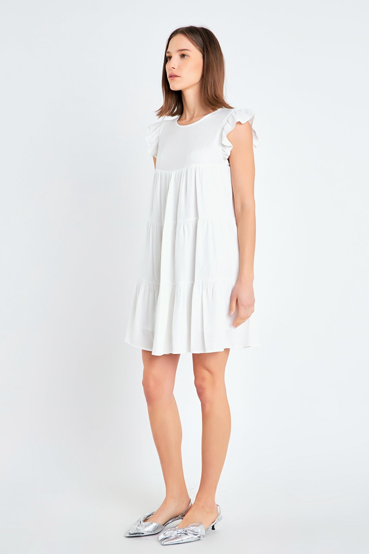 ENGLISH FACTORY - Ruffled Tiered Dress - DRESSES available at Objectrare