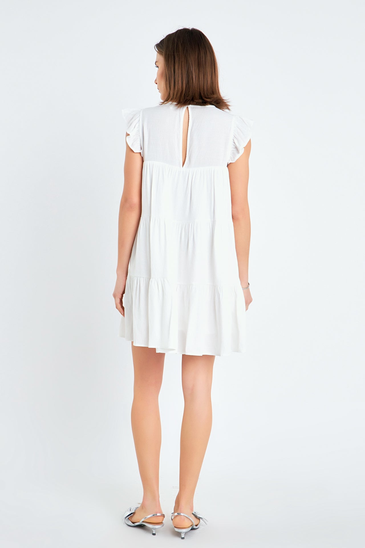 ENGLISH FACTORY - Ruffled Tiered Dress - DRESSES available at Objectrare