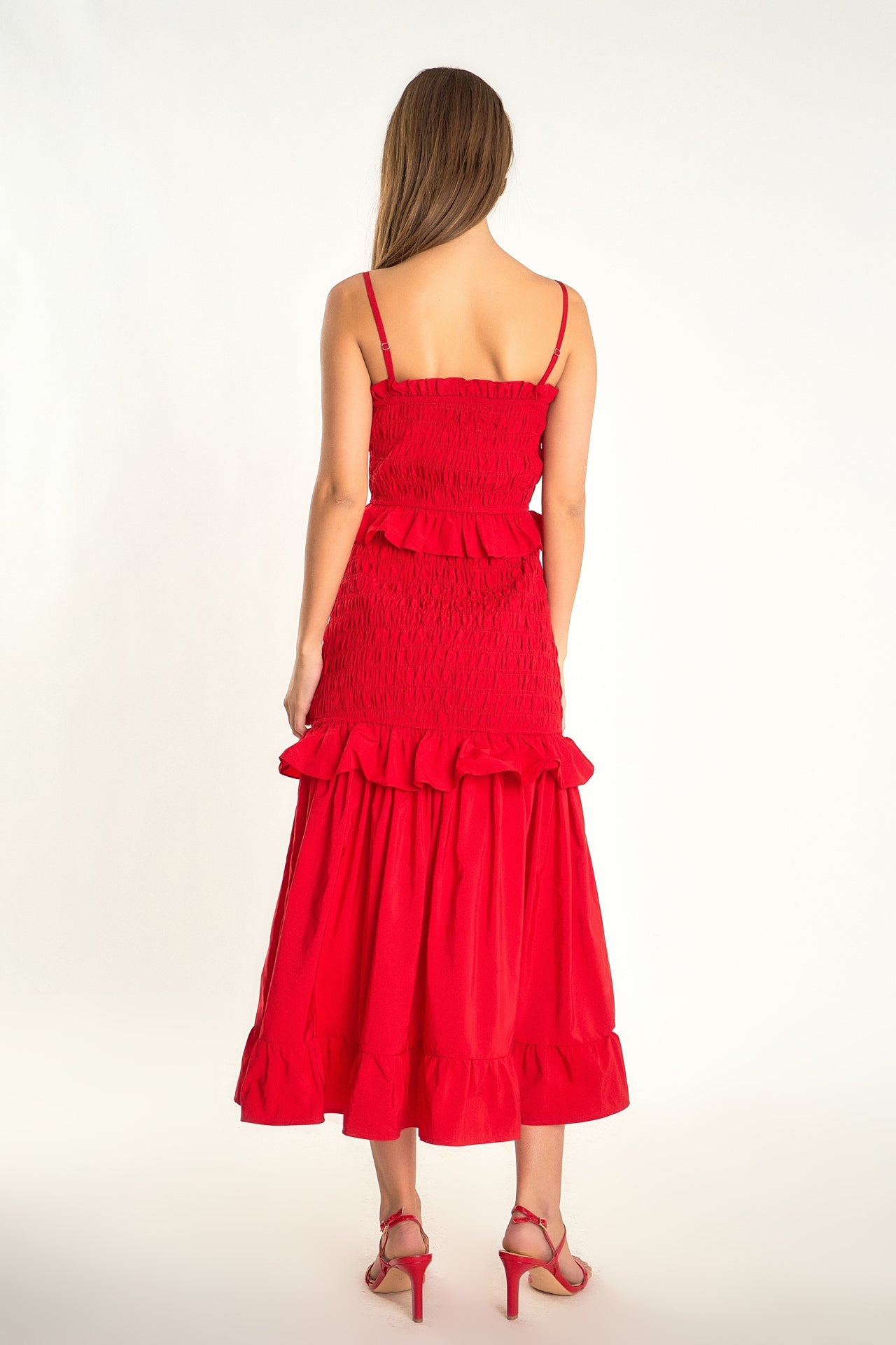 ENDLESS ROSE - Smocked Maxi Dress - DRESSES available at Objectrare