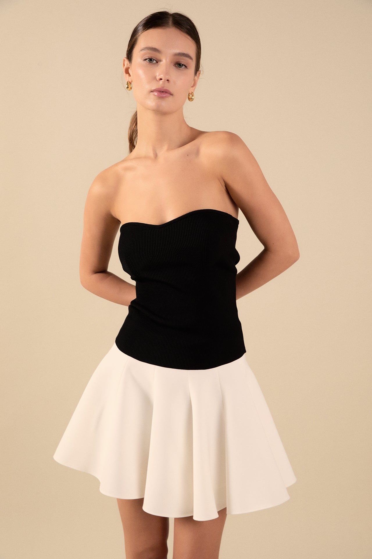 ENDLESS ROSE - High Waisted Circle Mini Skirt - SKIRTS available at Objectrare
