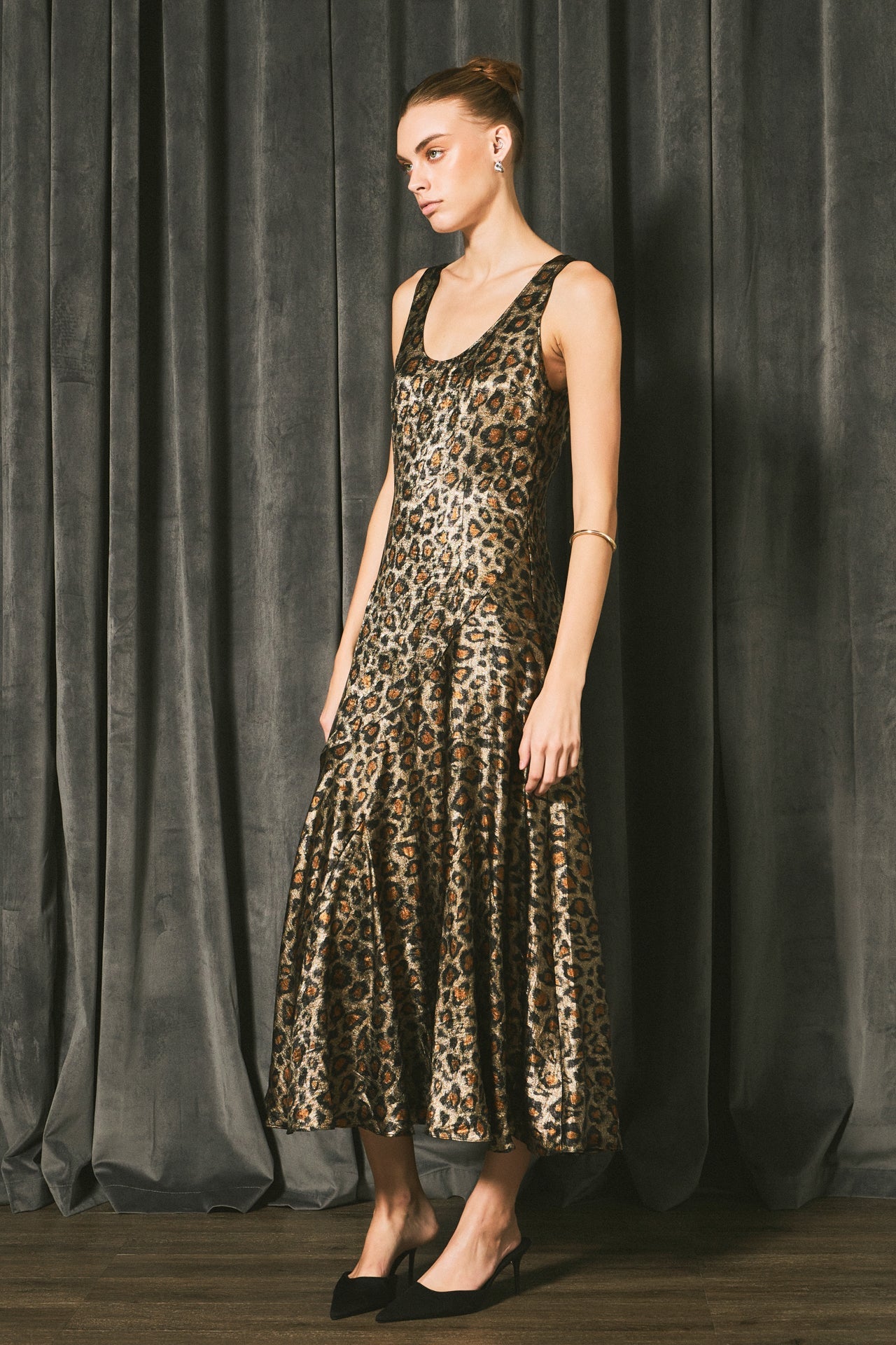 ENDLESS ROSE - Animal Print Maxi Dress - DRESSES available at Objectrare