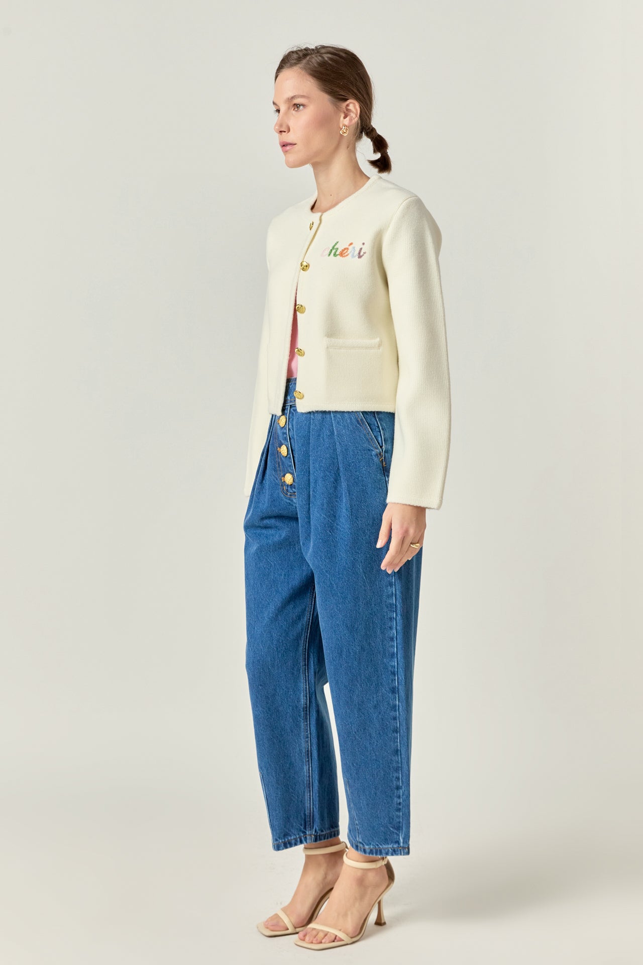 ENDLESS ROSE - Cheri Beaded Cardigan - SWEATERS & KNITS available at Objectrare