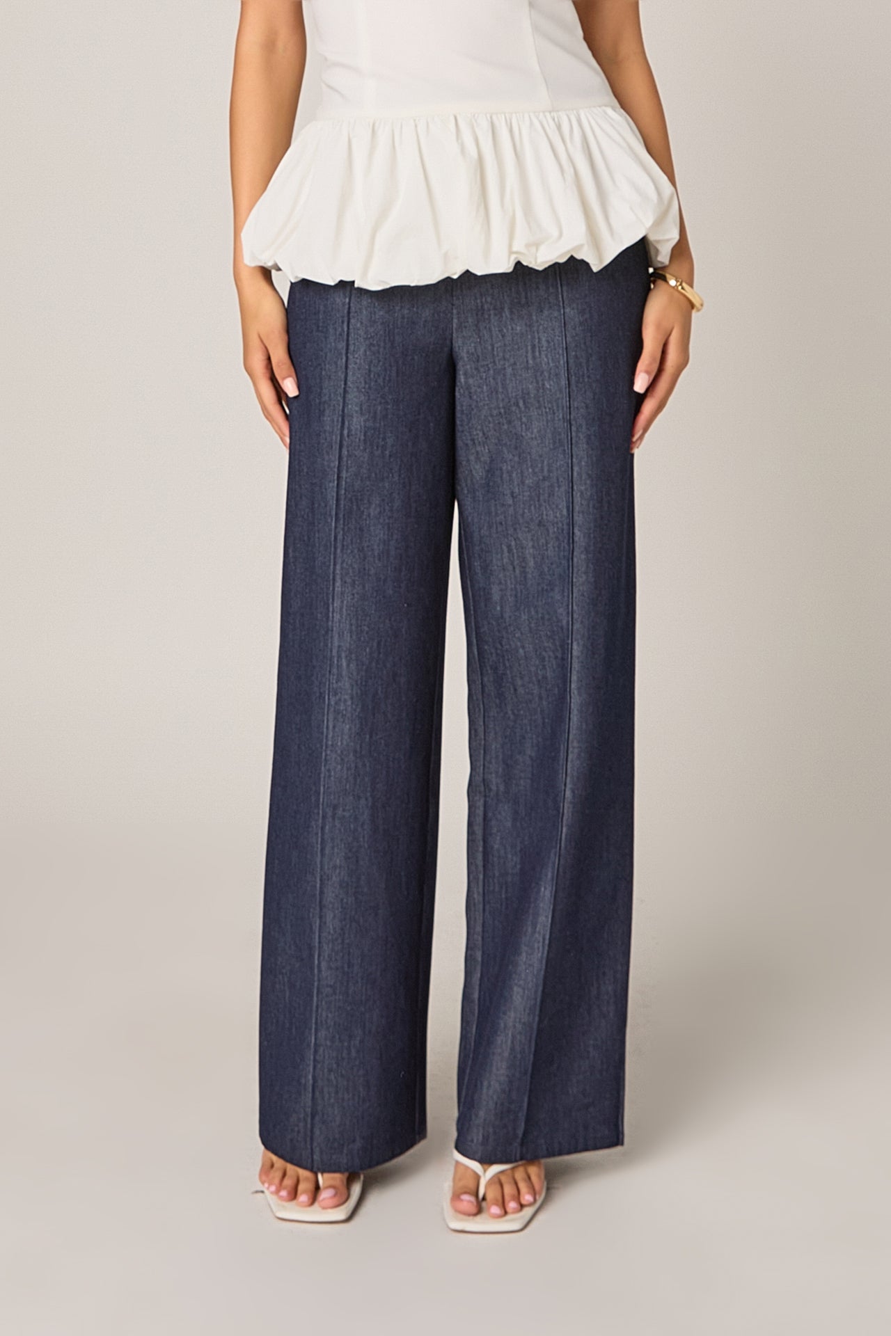 ENDLESS ROSE - Fitted Creased Pants - BOTTOMS available at Objectrare