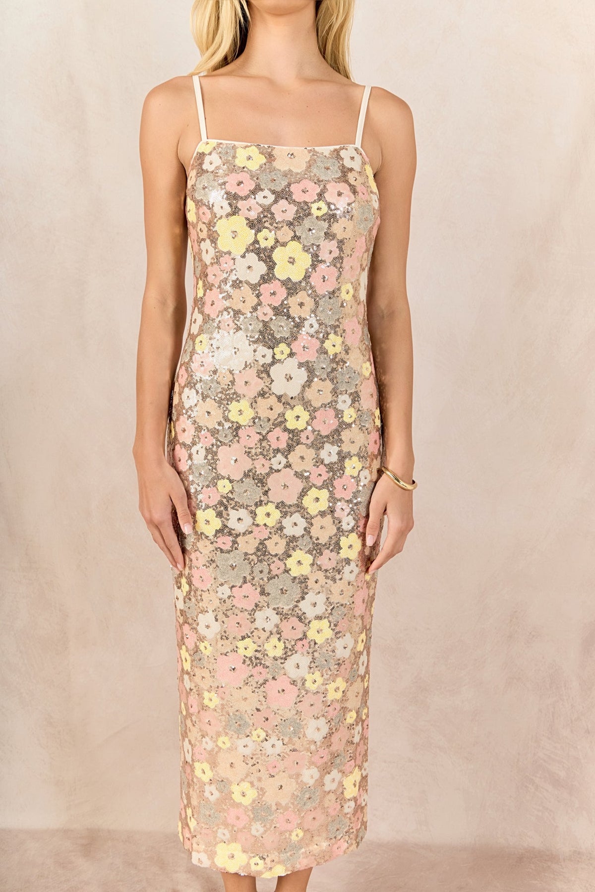 ENDLESS ROSE - Sequin Midi Dress - DRESSES available at Objectrare