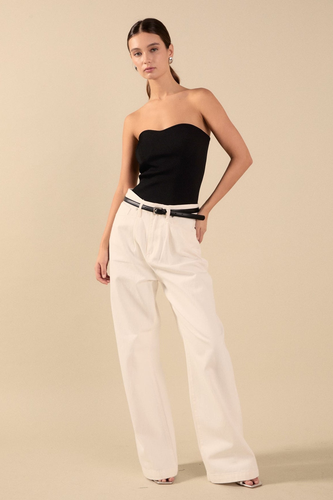 ENDLESS ROSE - Knit Strapless Top - TOPS available at Objectrare