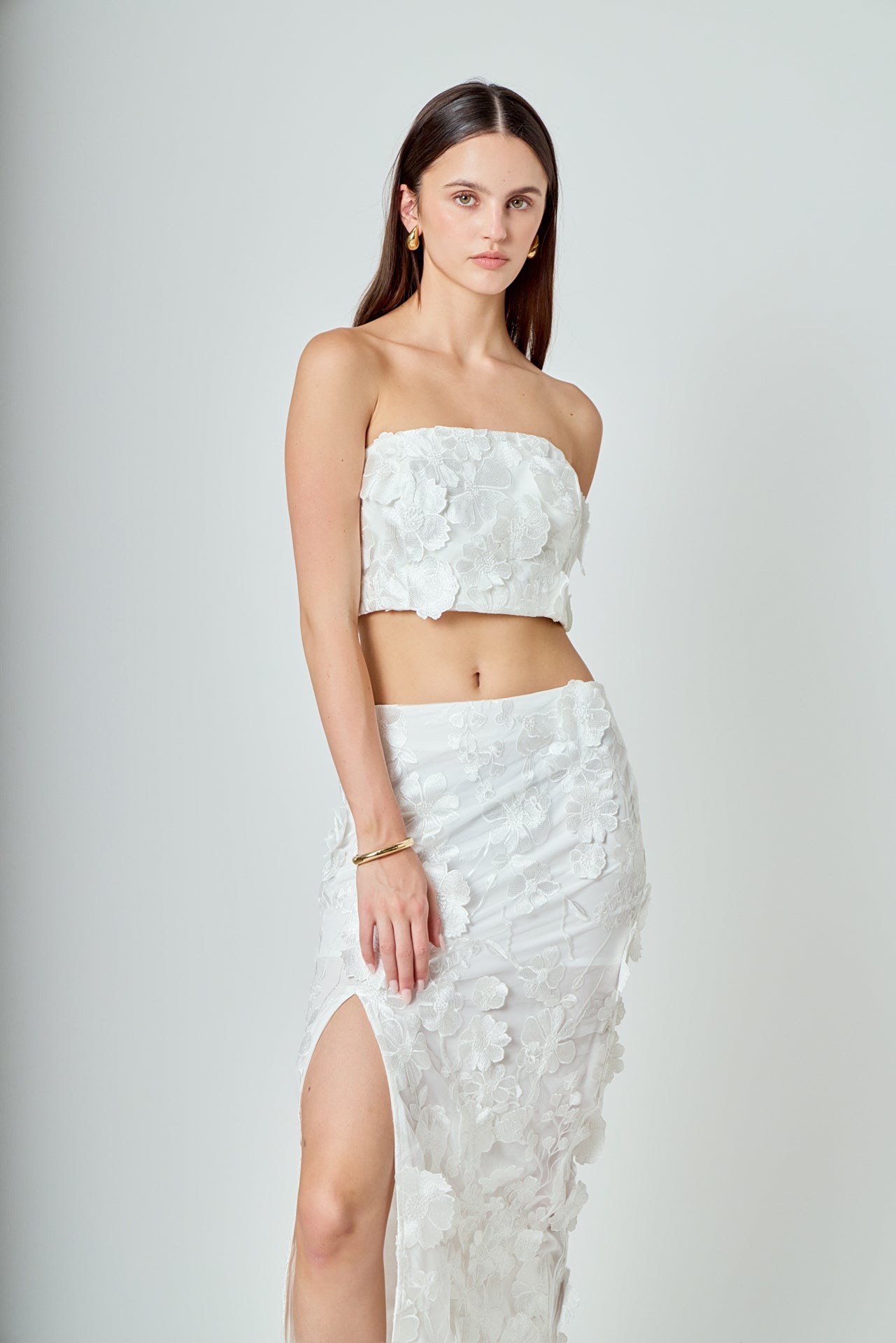 ENDLESS ROSE - Floral Embroidered Set - TOPS available at Objectrare