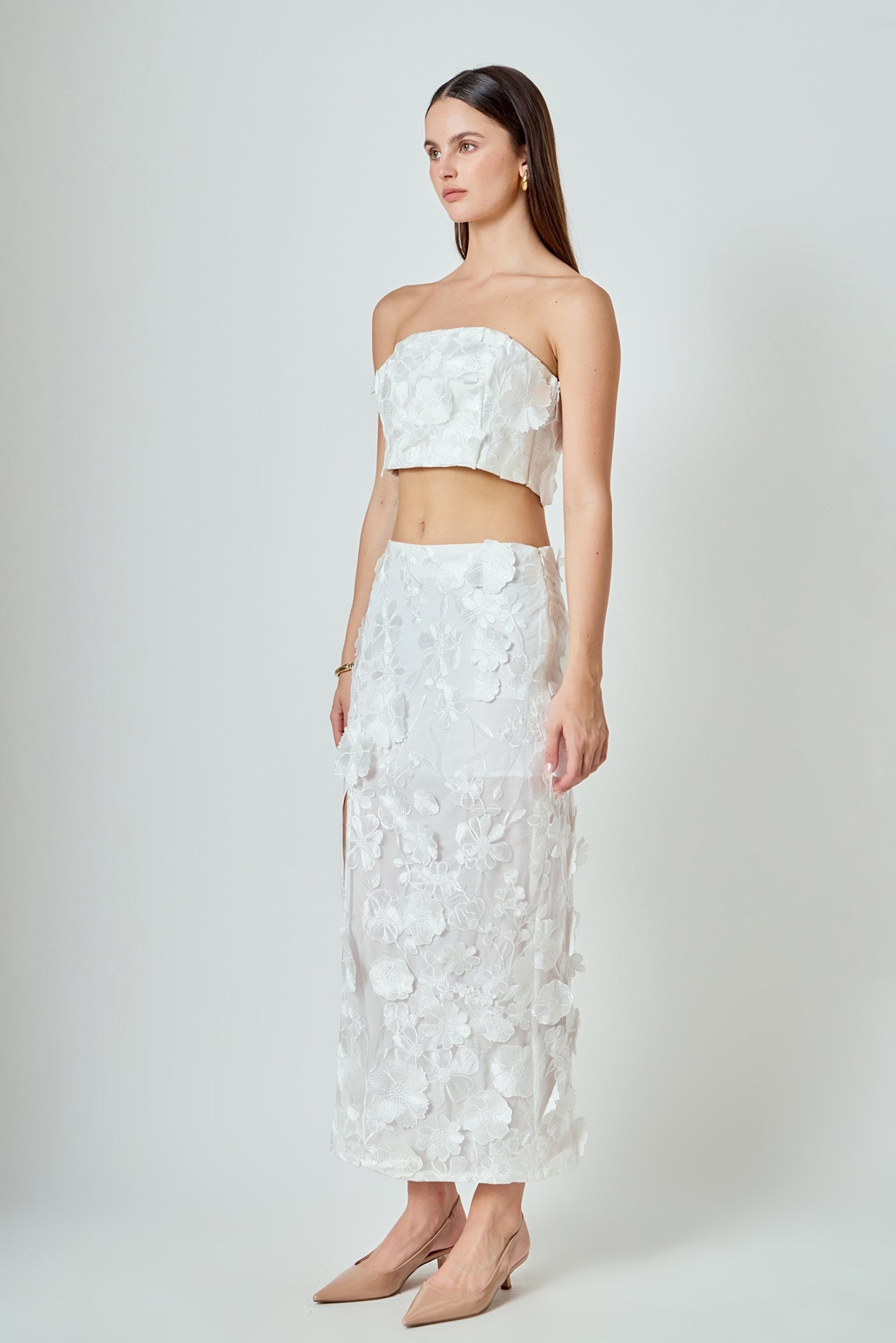 ENDLESS ROSE - Floral Embroidered Set - TOPS available at Objectrare