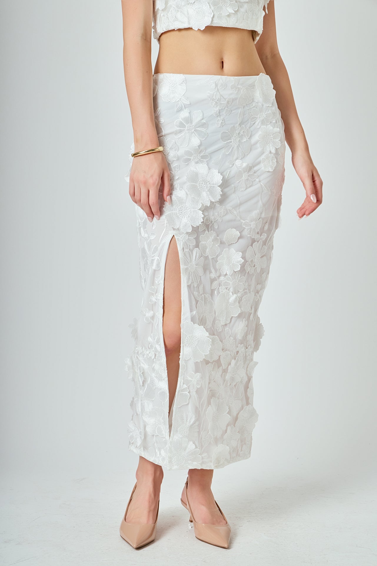 ENDLESS ROSE - Floral Embroidered Set - TOPS available at Objectrare
