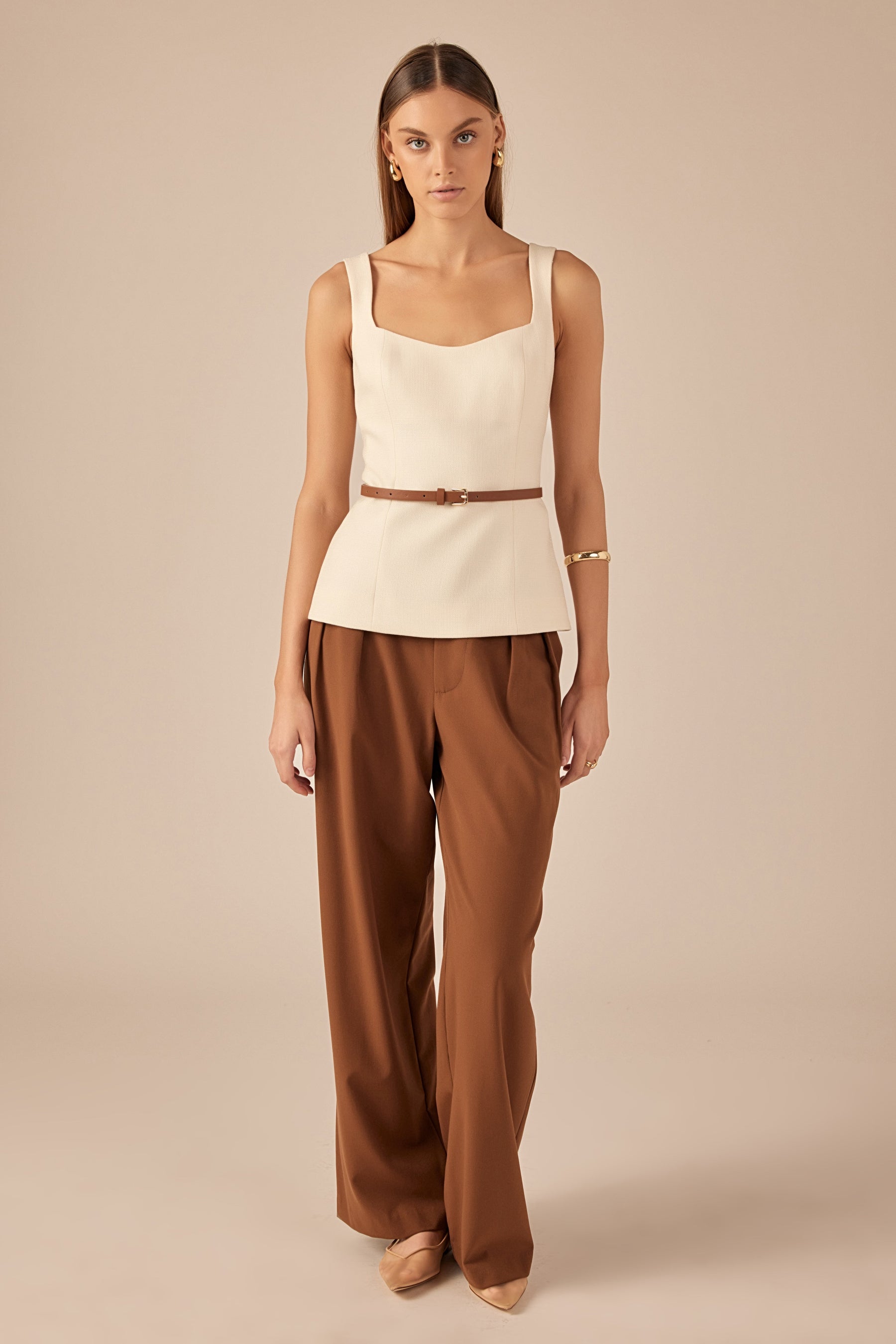 ENDLESS ROSE - Blend Sweetheart Long Top - CAMI TOPS & TANK available at Objectrare