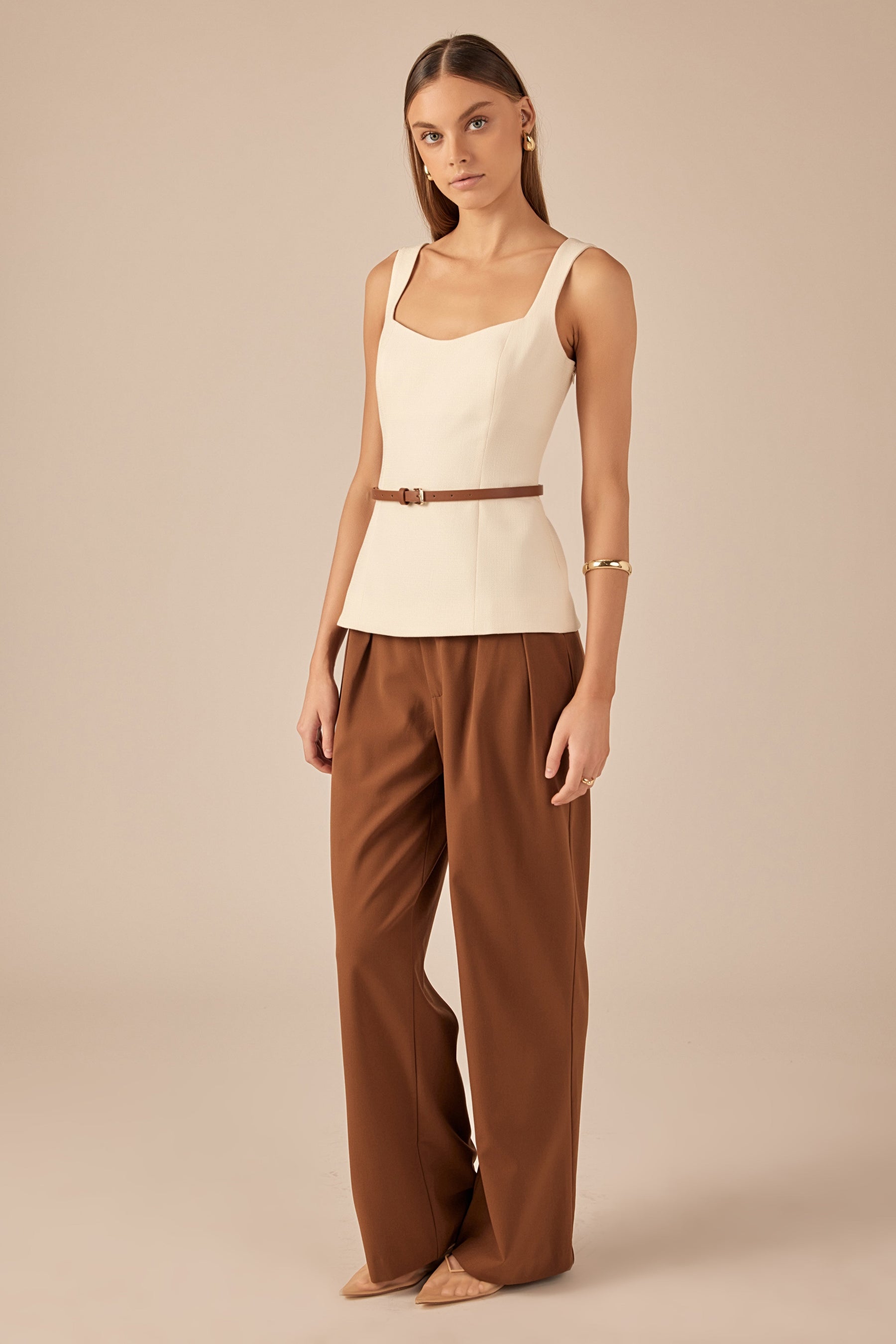 ENDLESS ROSE - Blend Sweetheart Long Top - CAMI TOPS & TANK available at Objectrare