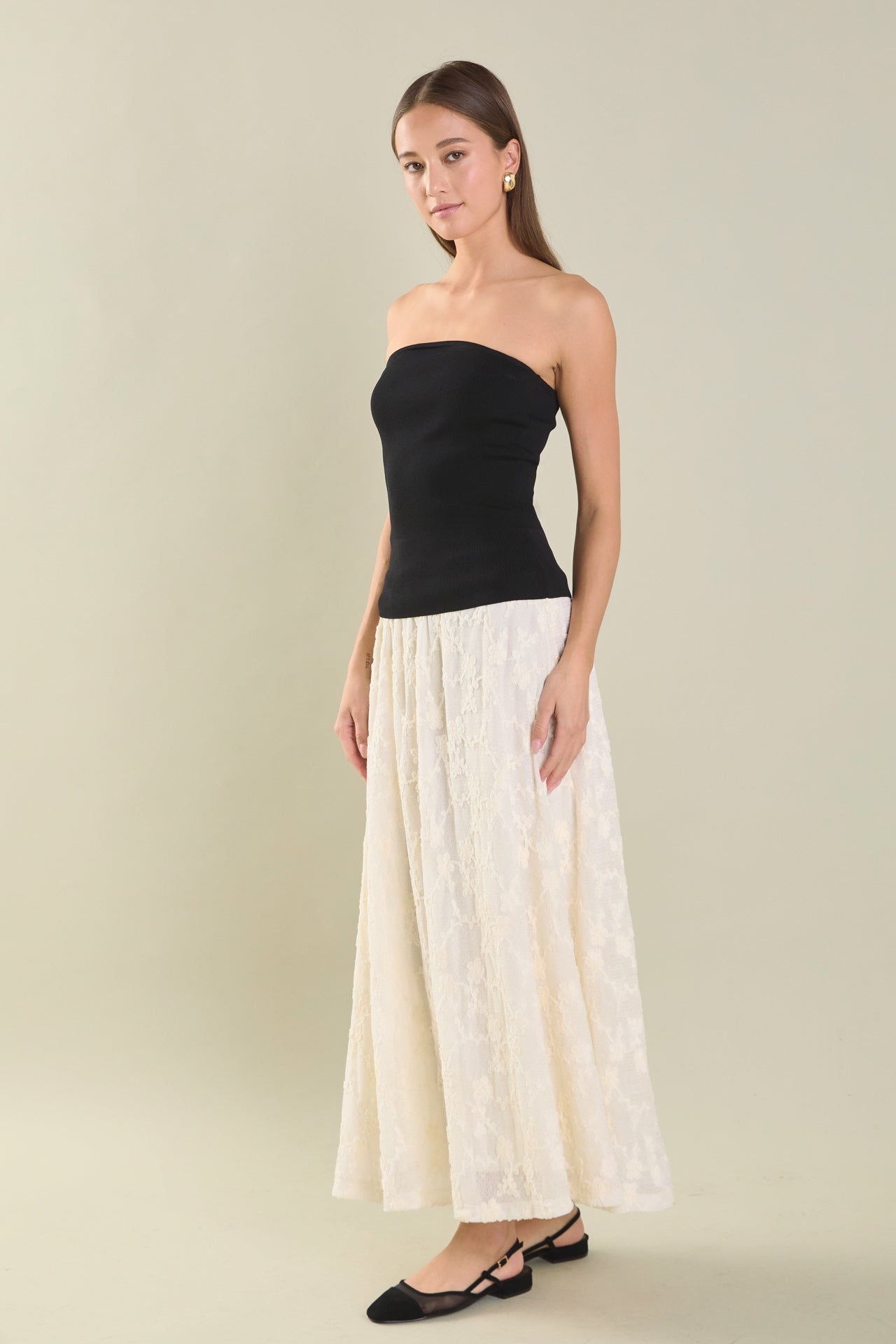 ENDLESS ROSE - Strapless Knit Top - TOPS available at Objectrare